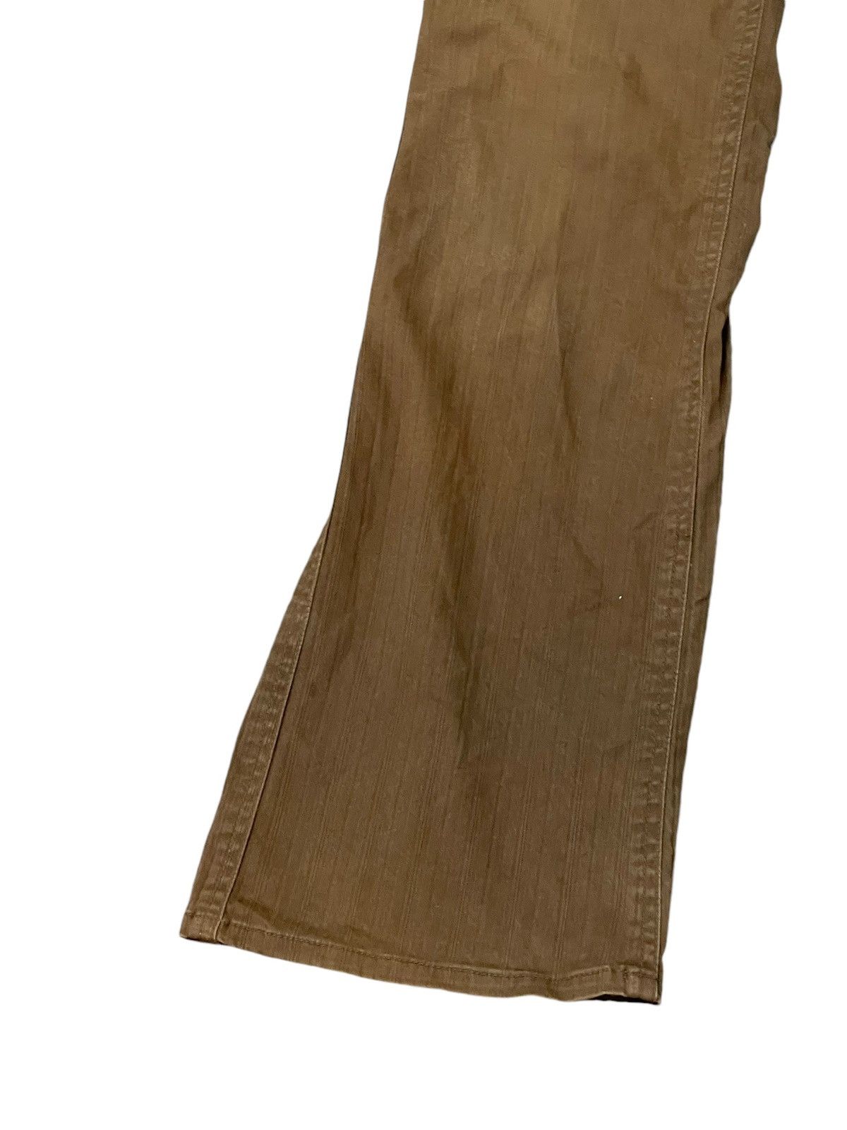 Le Grande Bleu (L.G.B.) Flare Cargo Semantic Design Faded Herringbones 1🟦4 Size US 31 - 14 Thumbnail