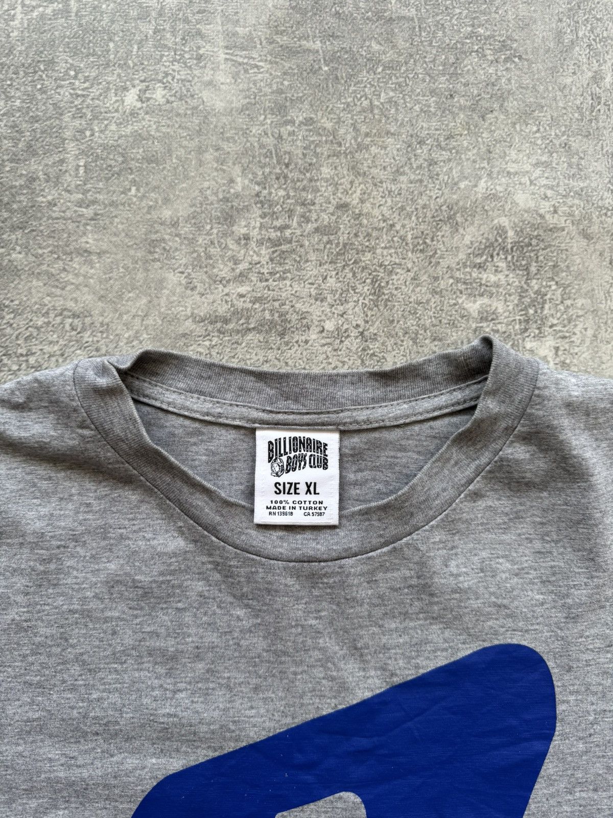 Billionaire Boys Club × Vintage Billionaire Boys Club Big B Gray T Shirt BBC Size US XL / EU 56 / 4 - 5 Thumbnail