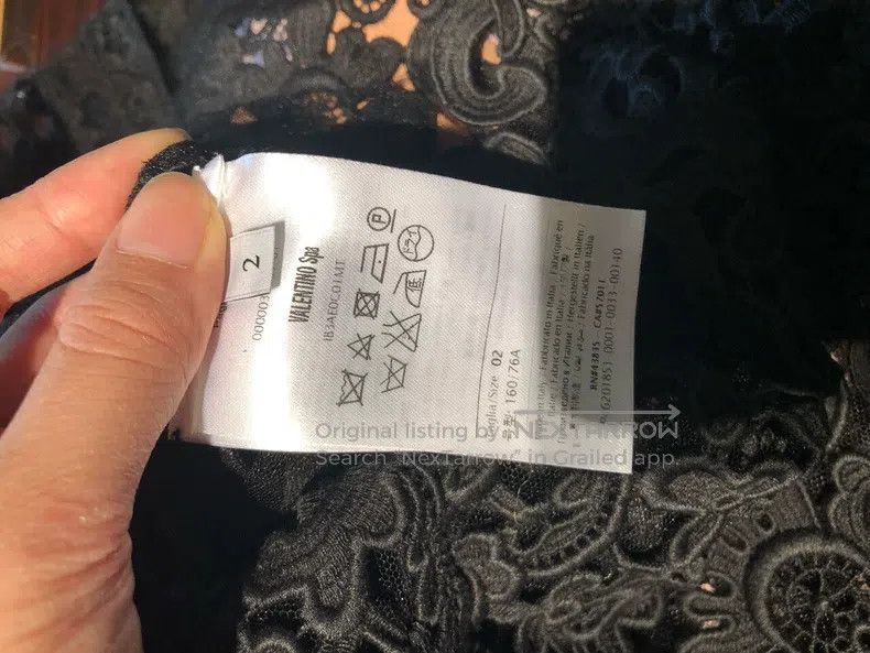 Valentino Valentino Black lace dress Size S / US 4 / IT 40 - 5 Thumbnail