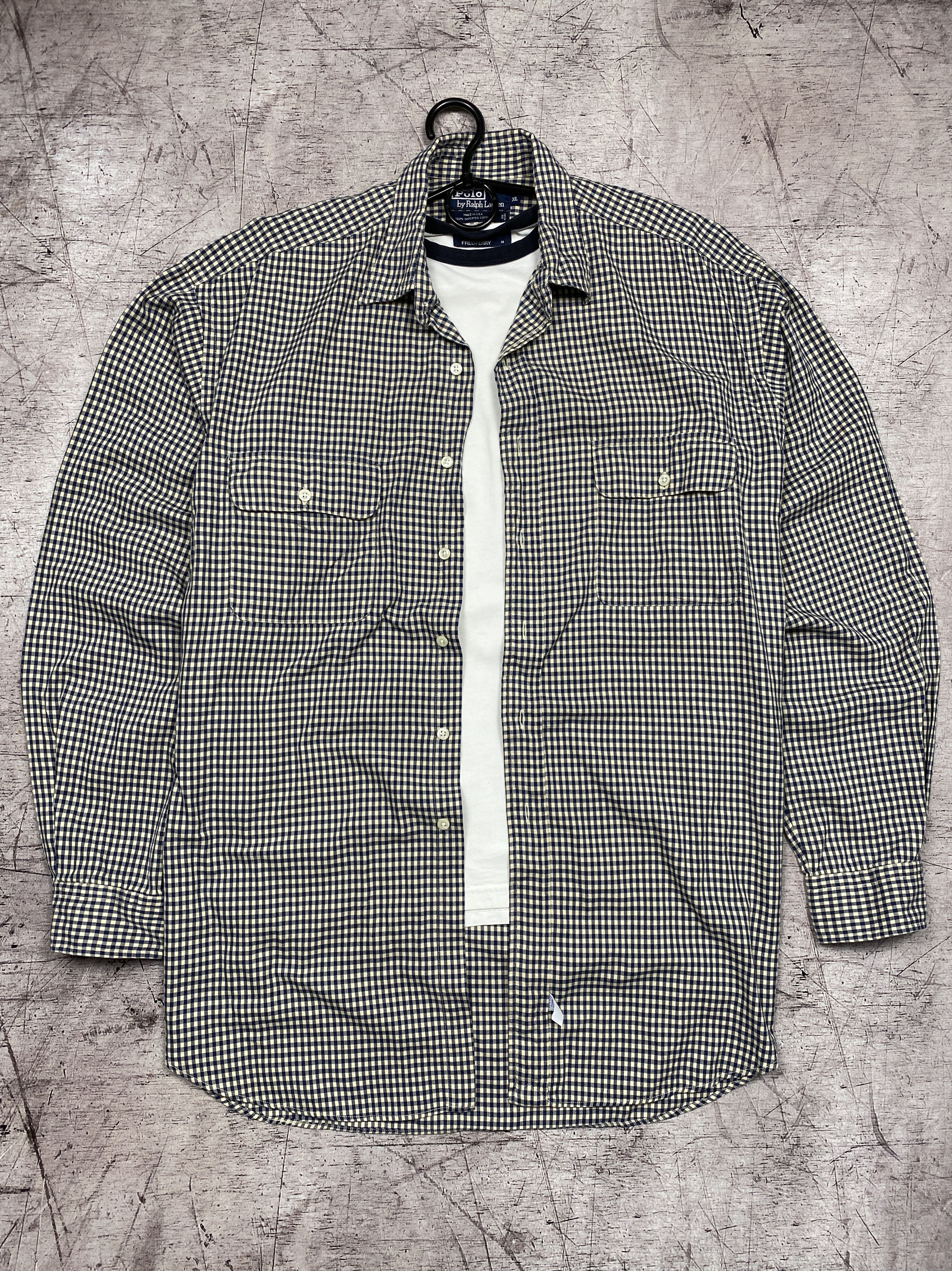 Polo Ralph Lauren Polo Jeans Co Ralph Lauren Vintage Mens Flannel Shirt Size US M / EU 48-50 / 2 - 1 Thumbnail