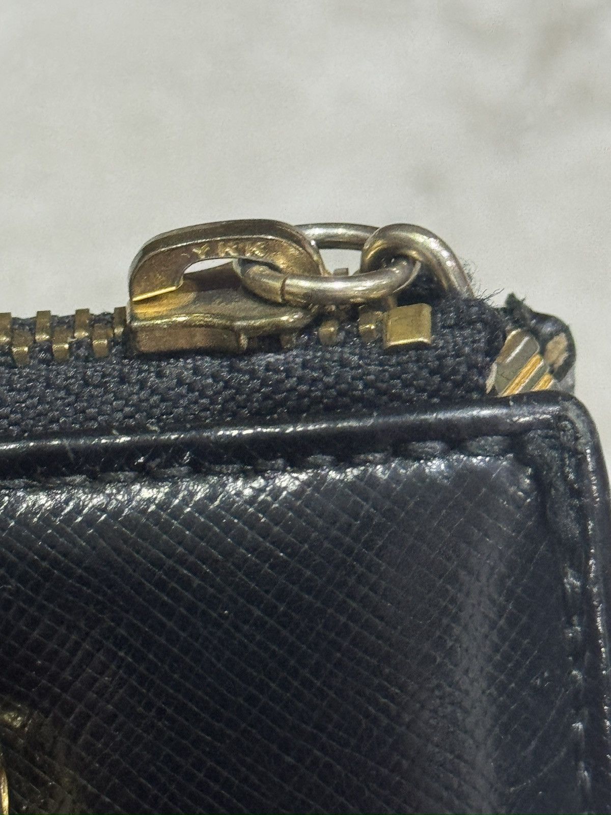 Other Authentic Gianni Versace Black Handbag Vintage Size ONE SIZE - 6 Thumbnail
