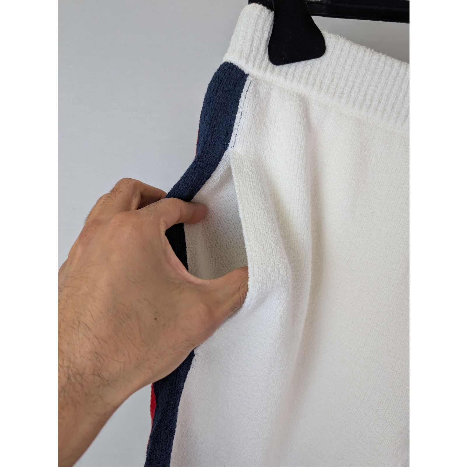 Gucci o1rshd1 Cotton Blend Terry Knit Basket Shorts in Off-White Size US 38 / EU 54 - 6 Thumbnail
