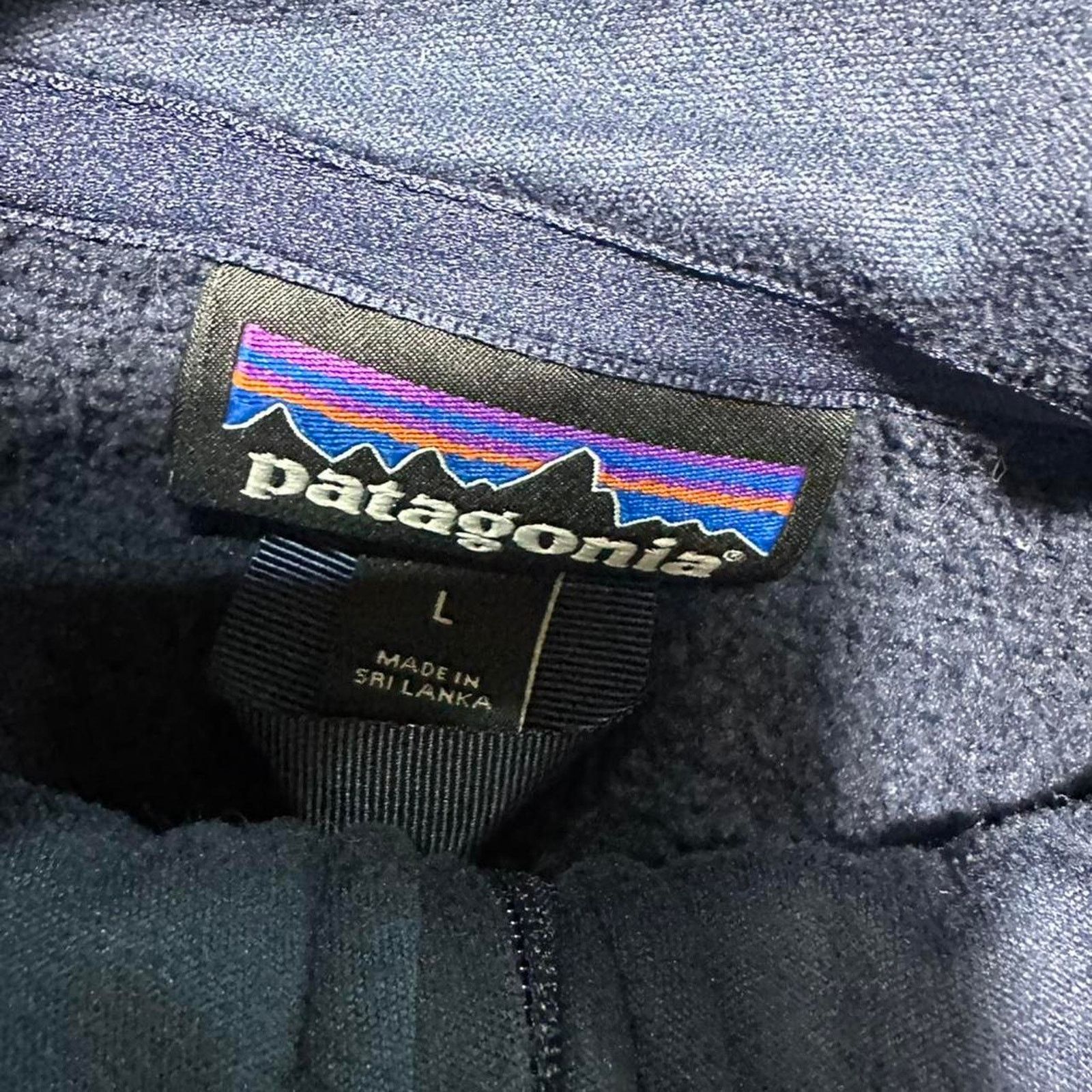 Patagonia Patagonia Navy Blue 1/4 Zip Fleece Sweatshirt Sweater Size L / US 10 / IT 46 - 3 Thumbnail
