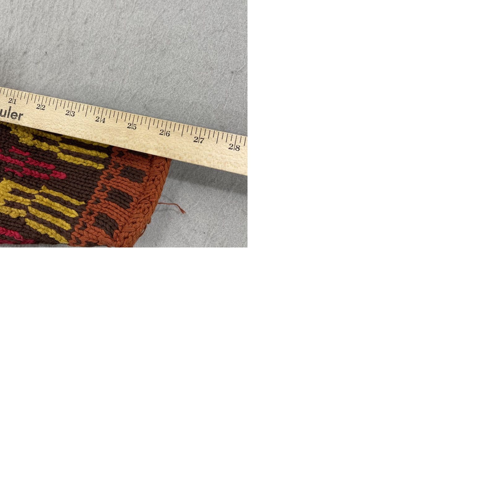 Banana Republic VINTAGE Banana Republic Sweater Womens M Brown Floral Hand Knit Grandma 80s Size M / US 6-8 / IT 42-44 - 9 Thumbnail