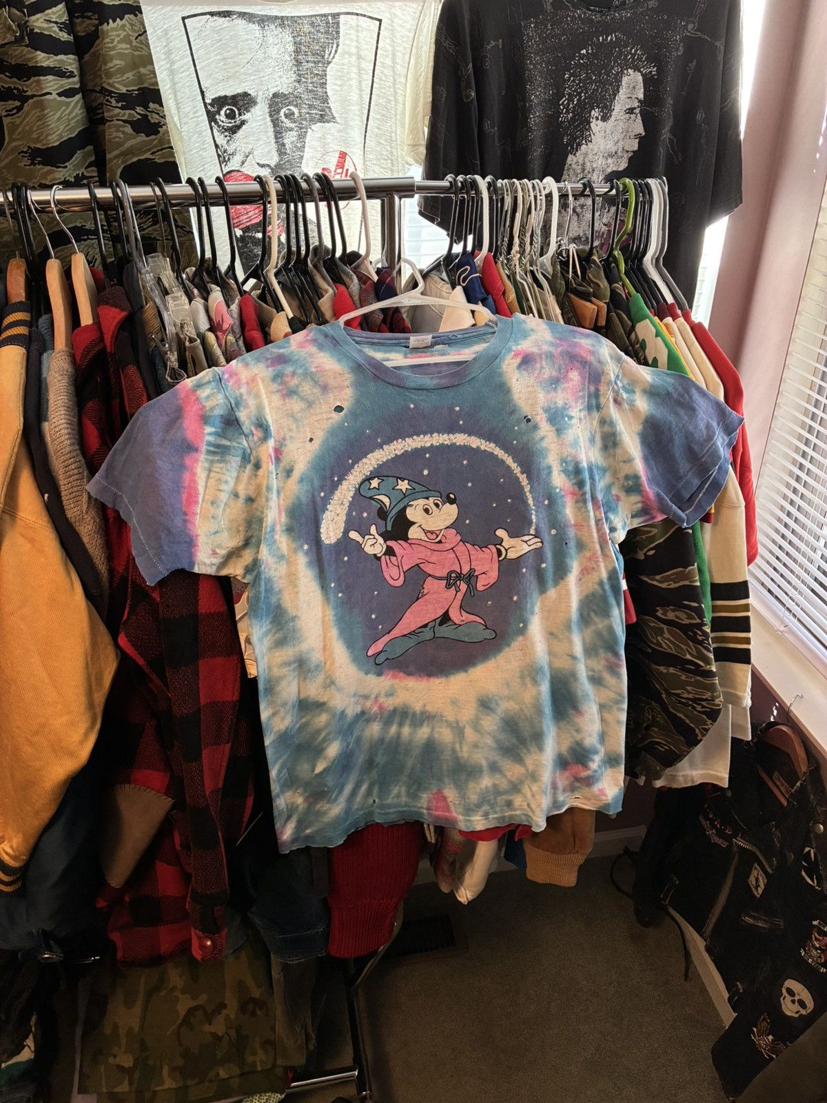 Vintage Vintage 1970’s Gratefuldead fantasia Mickey lot tee Size US L / EU 52-54 / 3 - 1 Thumbnail