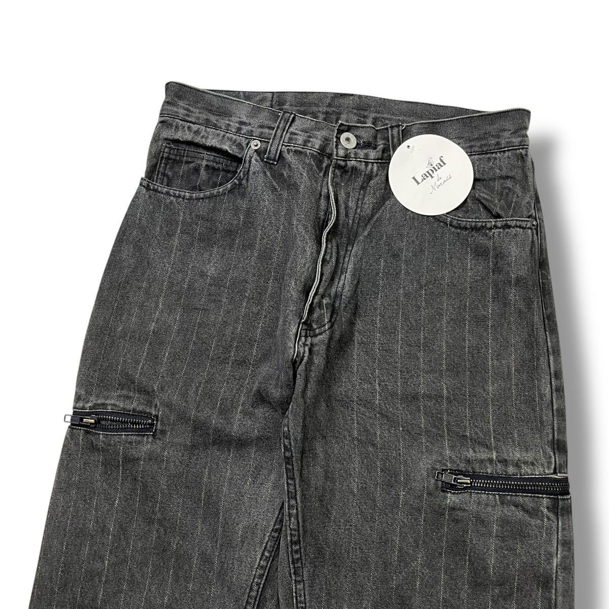 PPFM Archive PPFM Japan Pinstripe Denim Pants Size US 27 - 3 Thumbnail