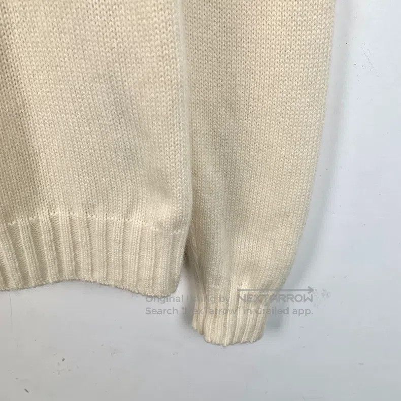Max Mara Max Mara Beige Cable Knit Hooded Drawstring Long Sleeve Sw Size XS / US 0-2 / IT 36-38 - 4 Thumbnail