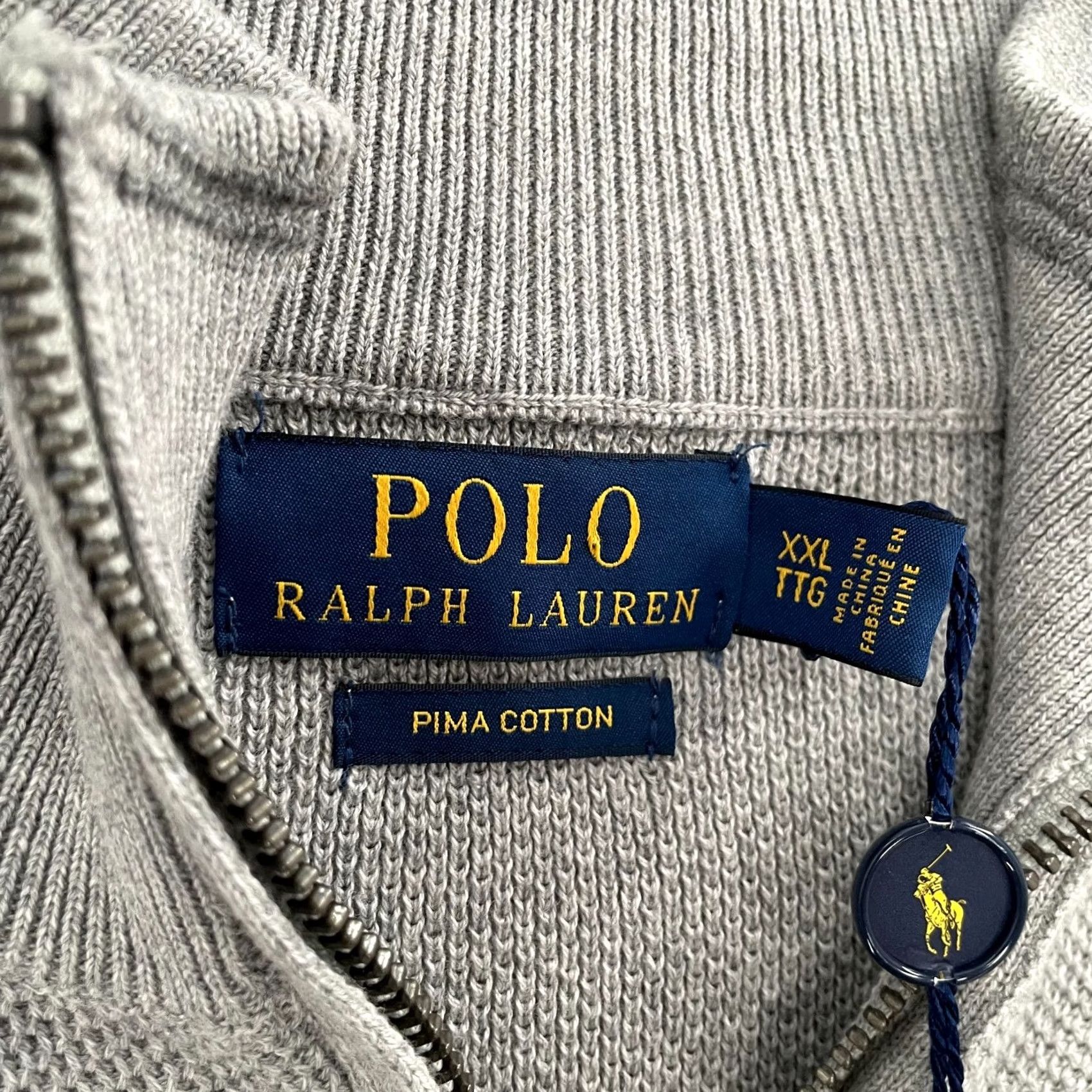 Polo Ralph Lauren Polo Ralph Lauren Sweater Adult 2XL Gray 1/4 Zip Pullover Fine Luxurious Yarn Size US XXL / EU 58 / 5 - 6 Thumbnail