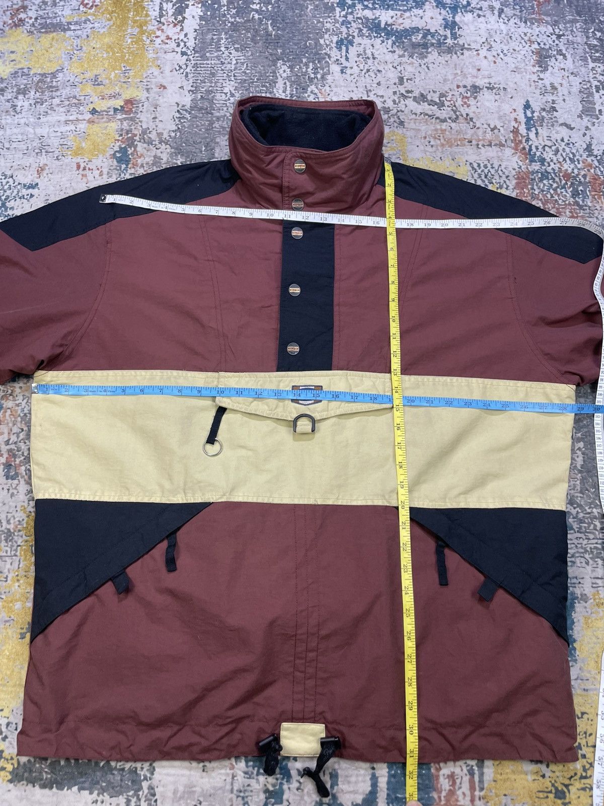 Ocean Pacific Vtg 90s OP Ocean Pacific Anorak Colorblock Pullover Jacket Size US L / EU 52-54 / 3 - 13 Thumbnail
