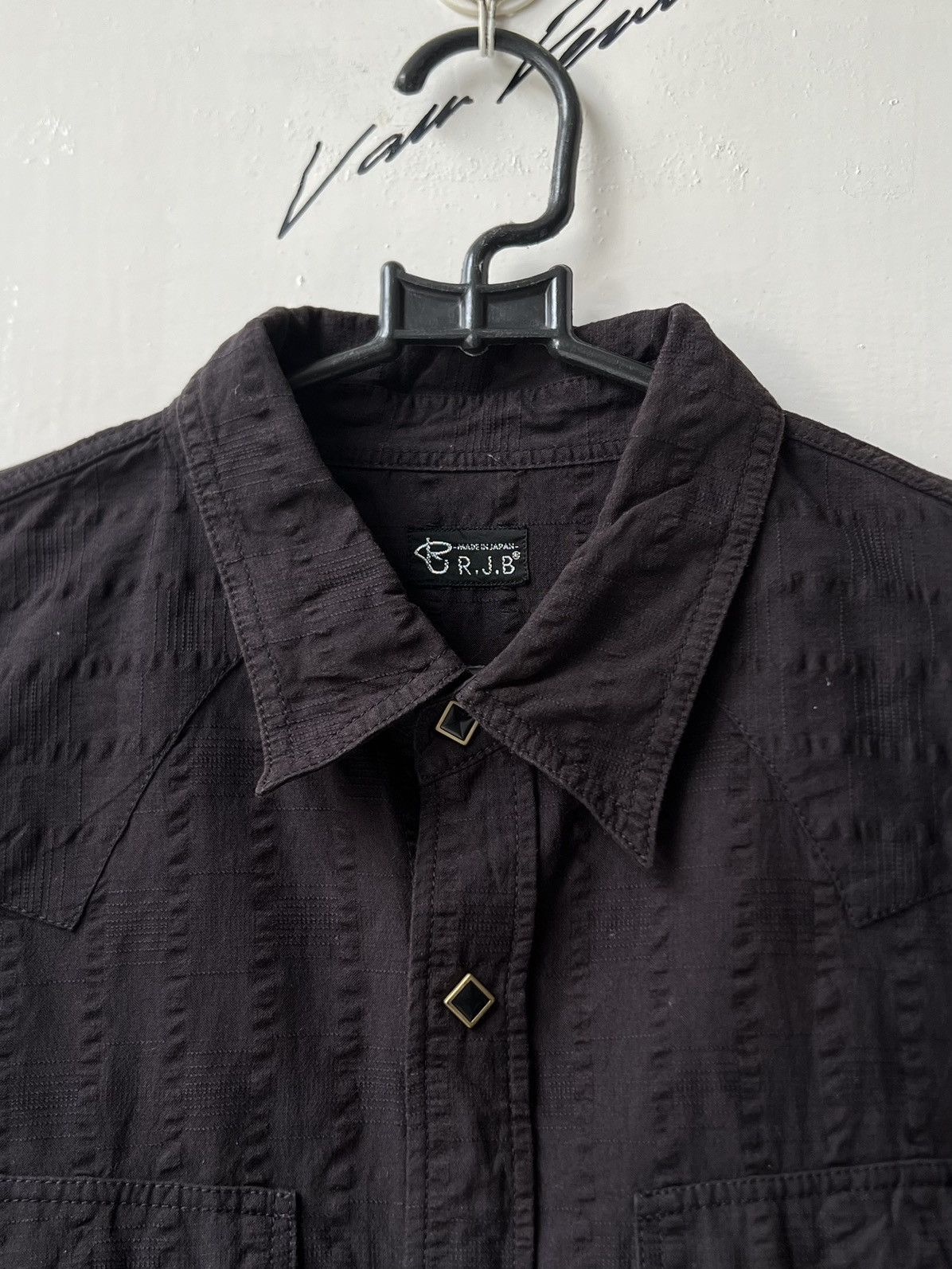 Real Japan Blues RJB Japanese Brand Brown Shirt Size US S / EU 44-46 / 1 - 4 Thumbnail