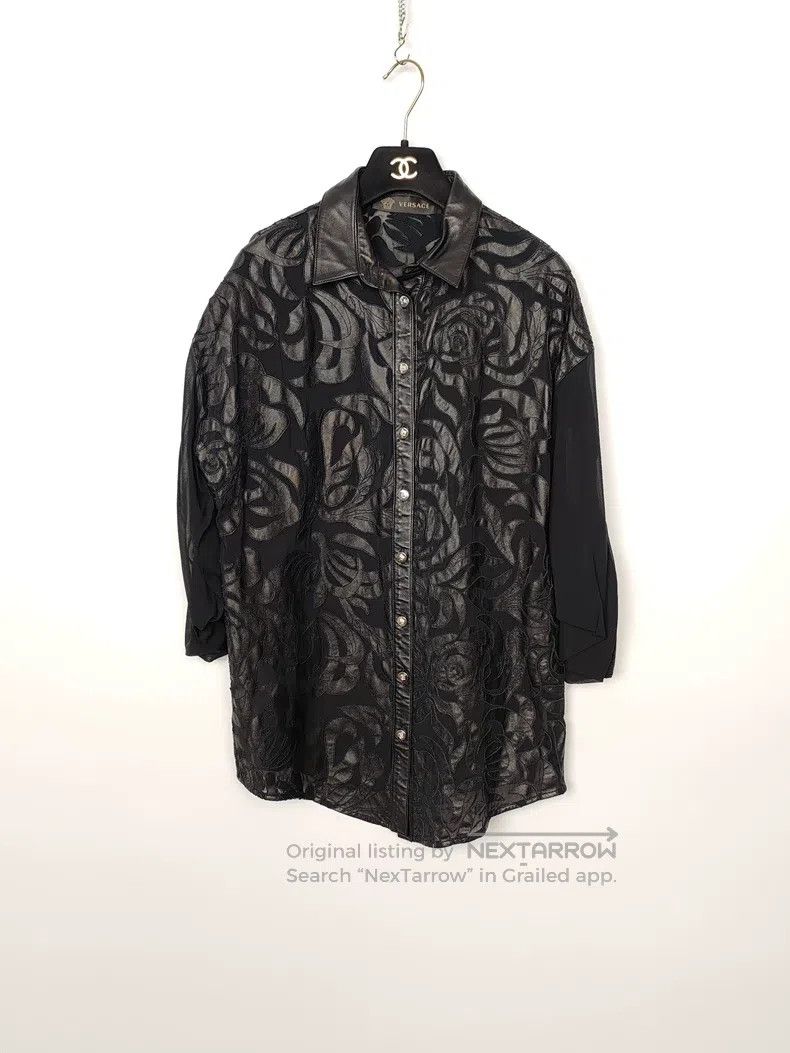 Versace Versace Patchwork silk jacquard shirt Size XS / US 0-2 / IT 36-38 - 1 Thumbnail