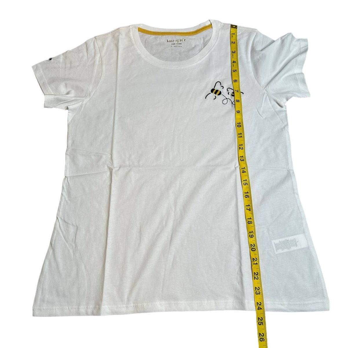 Kate Spade Kate Spade Buzzing Bee Short Sleeve Tee Large in Fresh Size ONE SIZE - 4 Thumbnail