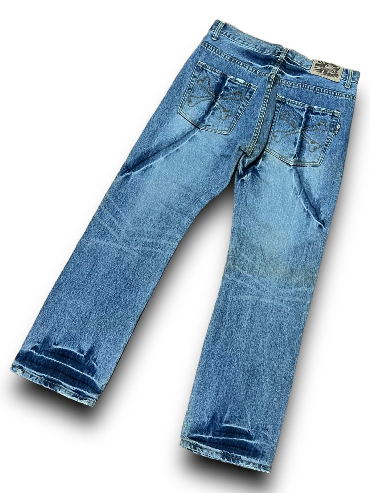 Designer × Japanese Brand SUPER LOVERS ROCK DISTRESSED JEANS JAPANESE BRAND DENIM Size US 32 / EU 48 - 18 Thumbnail