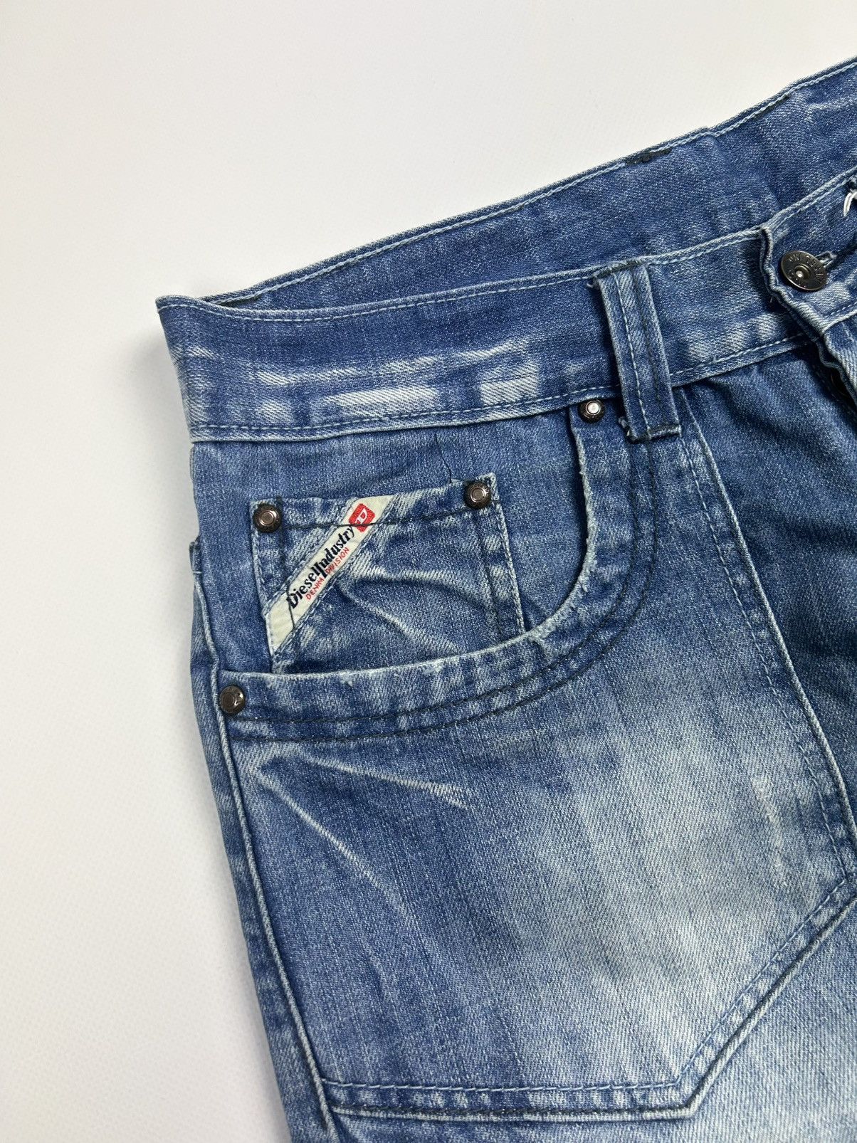 Carhartt × Diesel × JNCO rare Diesel vintage denim workwear shorts y2k Size US 32 / EU 48 - 8 Thumbnail