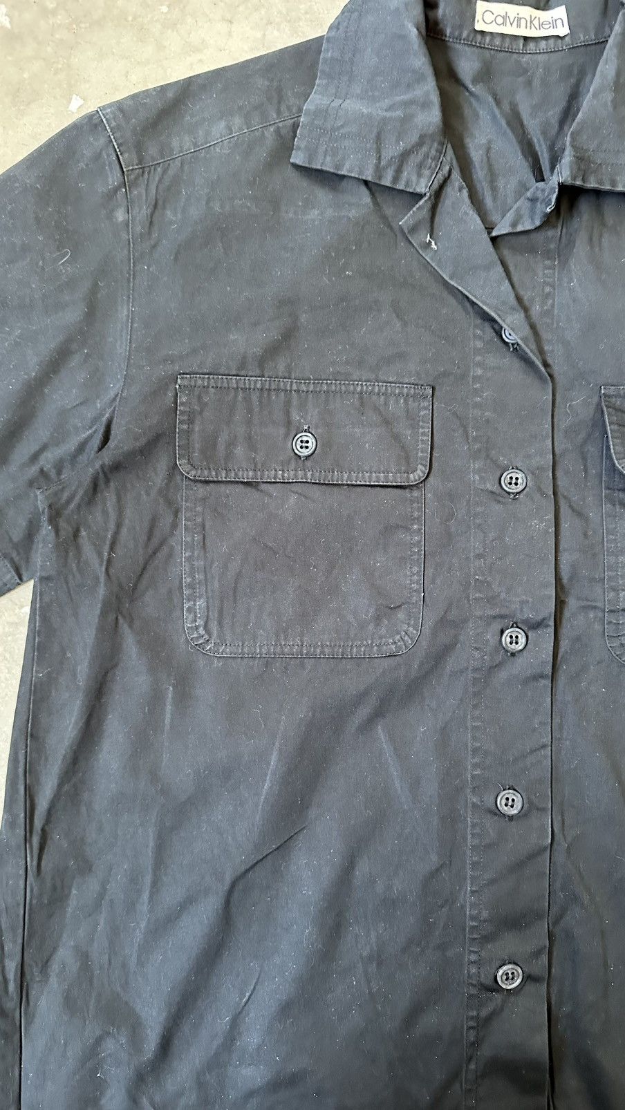 Calvin Klein VINTAGE CALVIN KLEIN CROPPED SHIRT Size US M / EU 48-50 / 2 - 2 Thumbnail