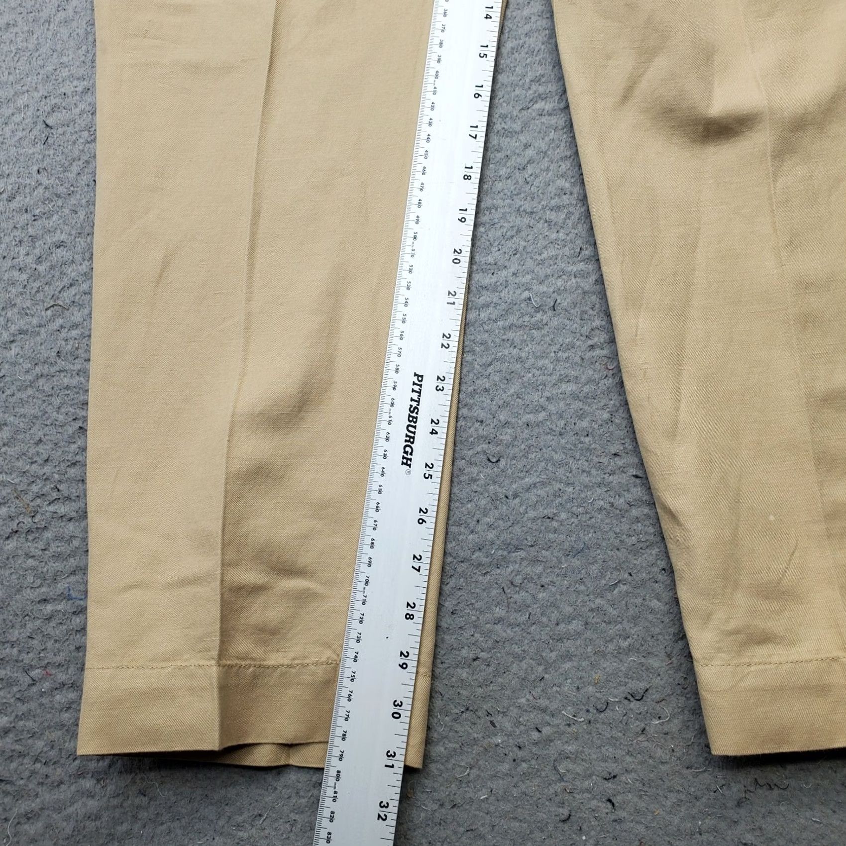 Brooks Brothers Brooks Brothers Mens Straight Chino Pants 38 Tan Pleated Regular Fit casual Business Clothing Size US 38 / EU 54 - 4 Thumbnail
