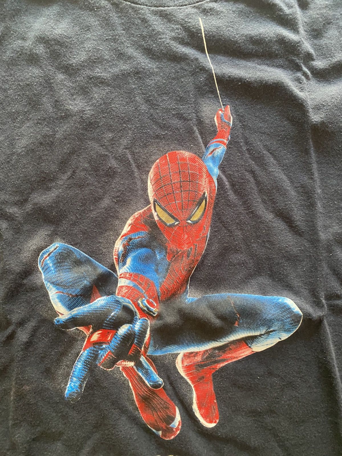 Vintage Vintage Amazing Spiderman Movie Promo Tee Size US XL / EU 56 / 4 - 6 Thumbnail
