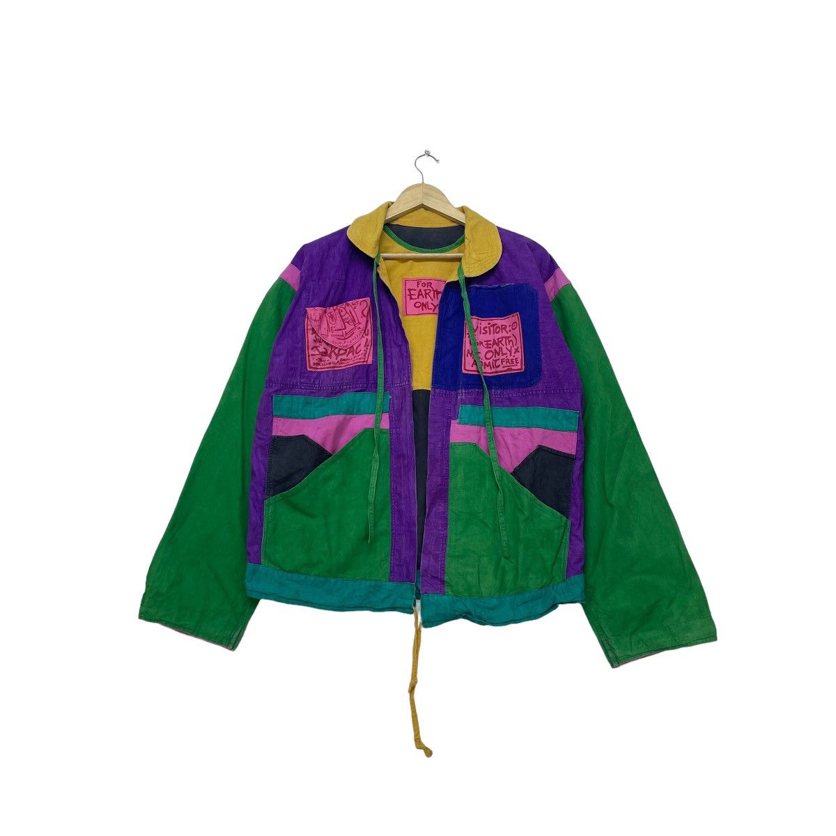 Jams World 💥Vtg Japanese Brand For Earth Only Multi Colour Button Less Size US M / EU 48-50 / 2 - 3 Thumbnail