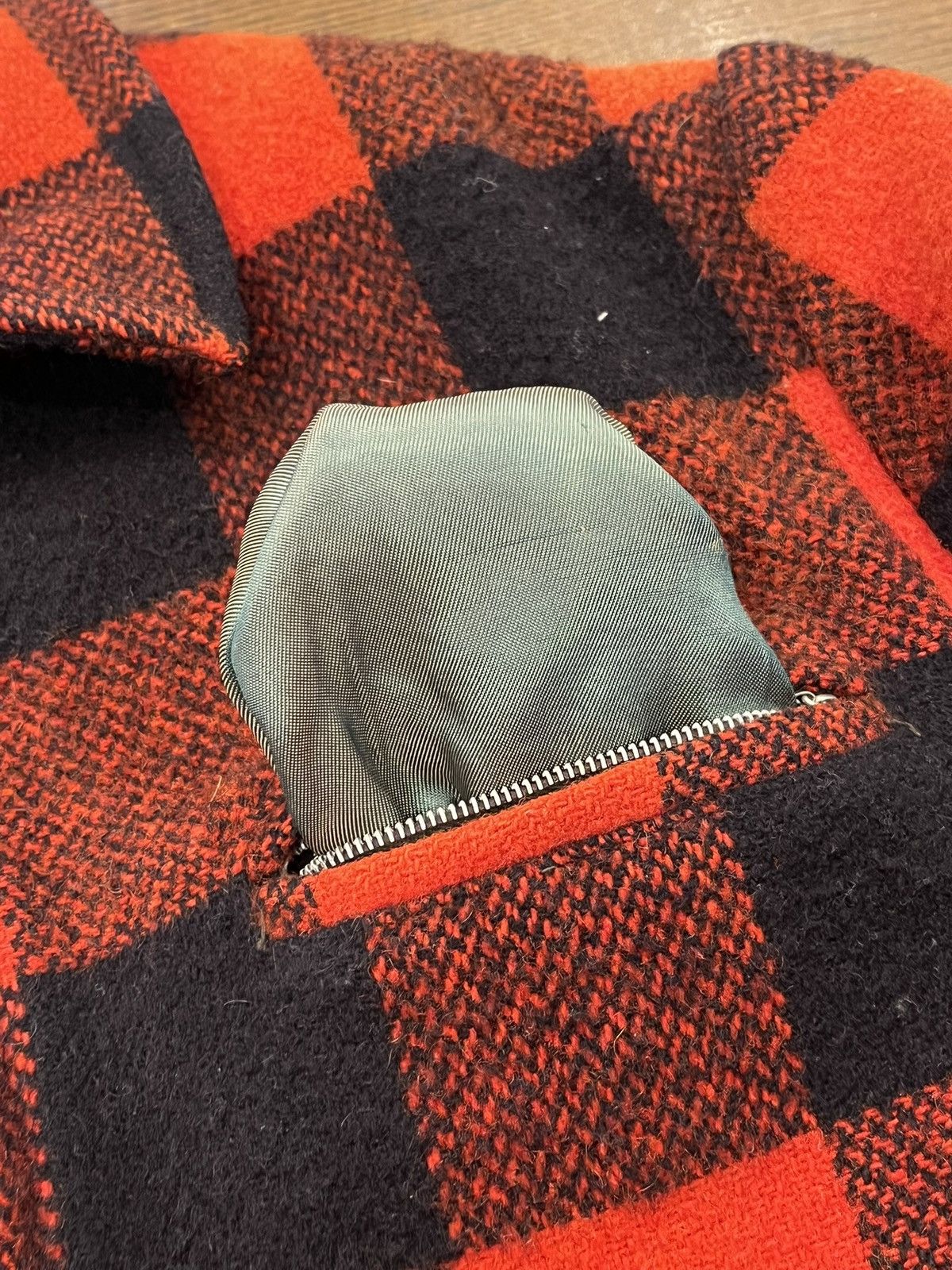 Other 50s/60s Vintage Lined Wool Buffalo Check Workwear Jacket 46 Size US M / EU 48-50 / 2 - 20 Thumbnail