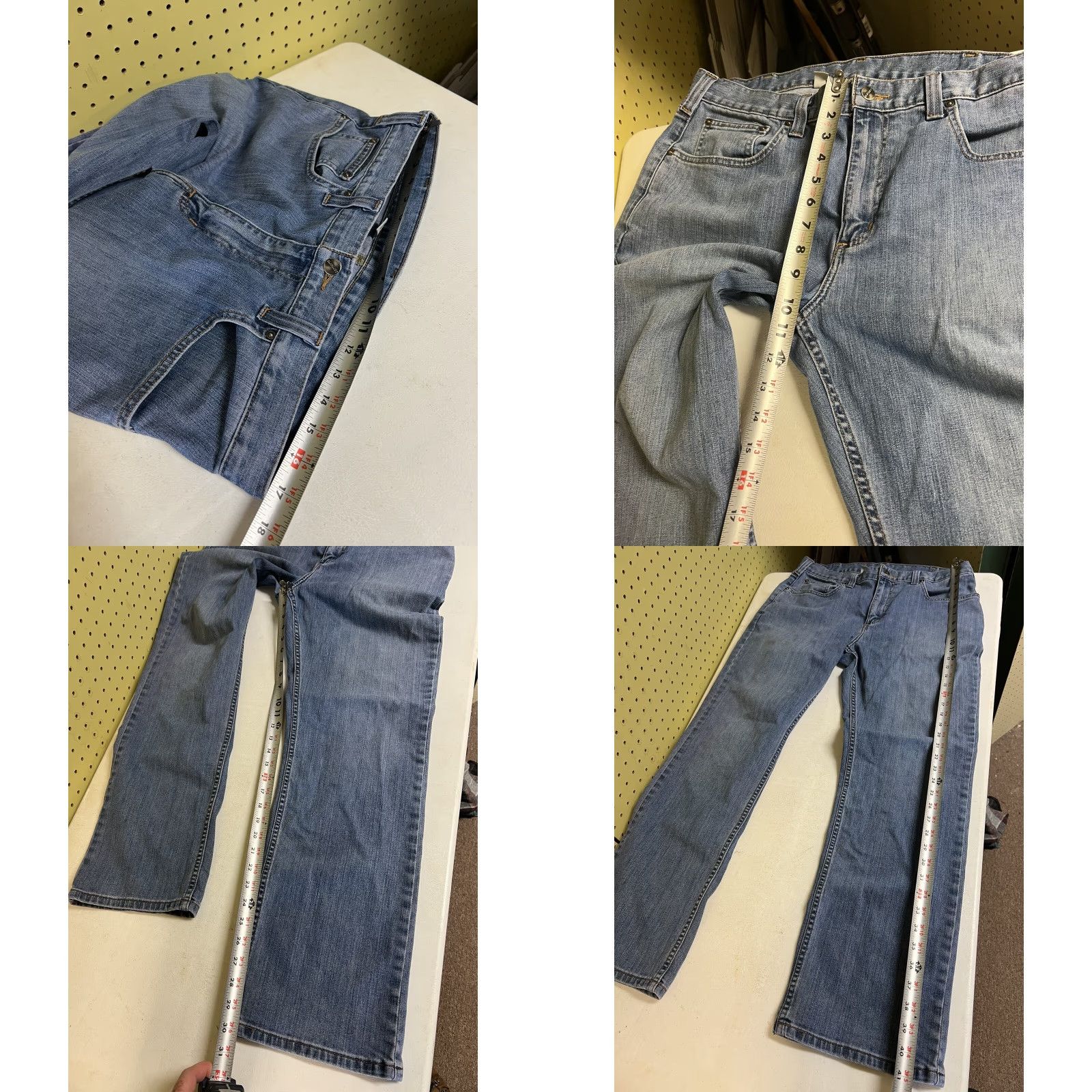 Carhartt Carhartt Jeans Rugged Flex Relaxed Fit Straight Leg Jeans Men 34x32 Blue Denim 5-Pocket Belt Loops Working Comfort Durable Size US 34 / EU 50 - 8 Thumbnail