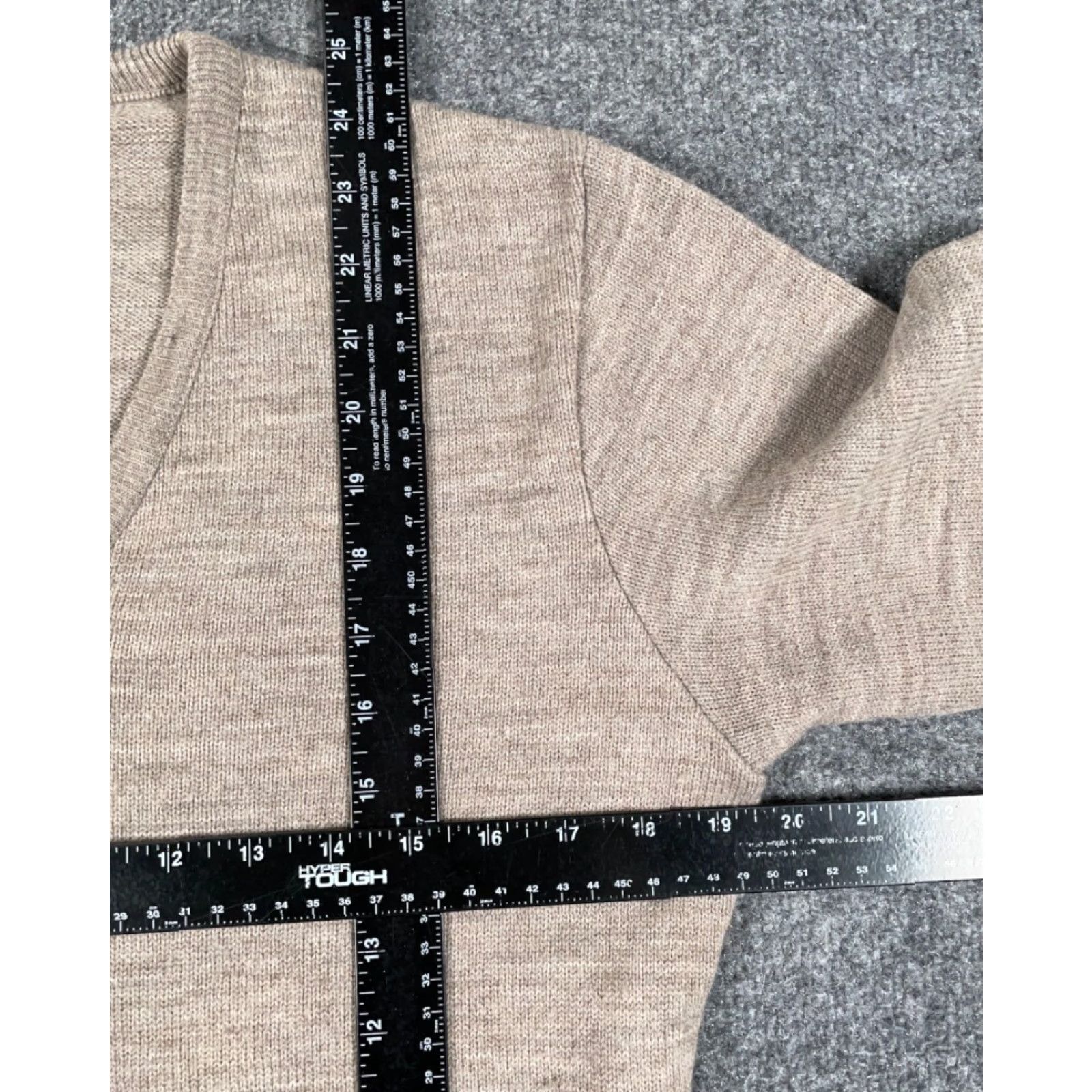 Vintage VINTAGE St. Michael Sweater Adult Small Beige Lightweight V-Neck Pullover 80s 90s Preppy Mens Size US S / EU 44-46 / 1 - 4 Thumbnail