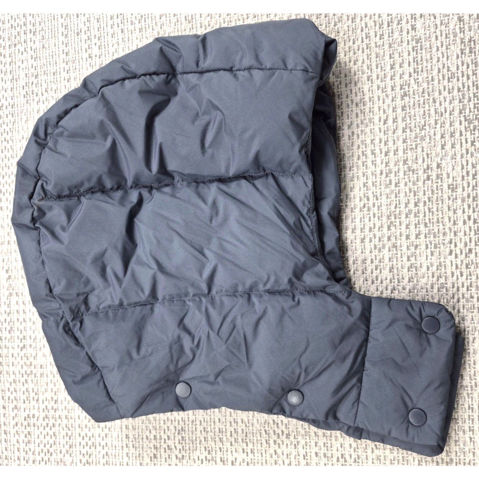 Lululemon Lululemon Jacket Womens One Size Gray Insulated Snap On Puffer Collar Hood Size ONE SIZE - 3 Thumbnail
