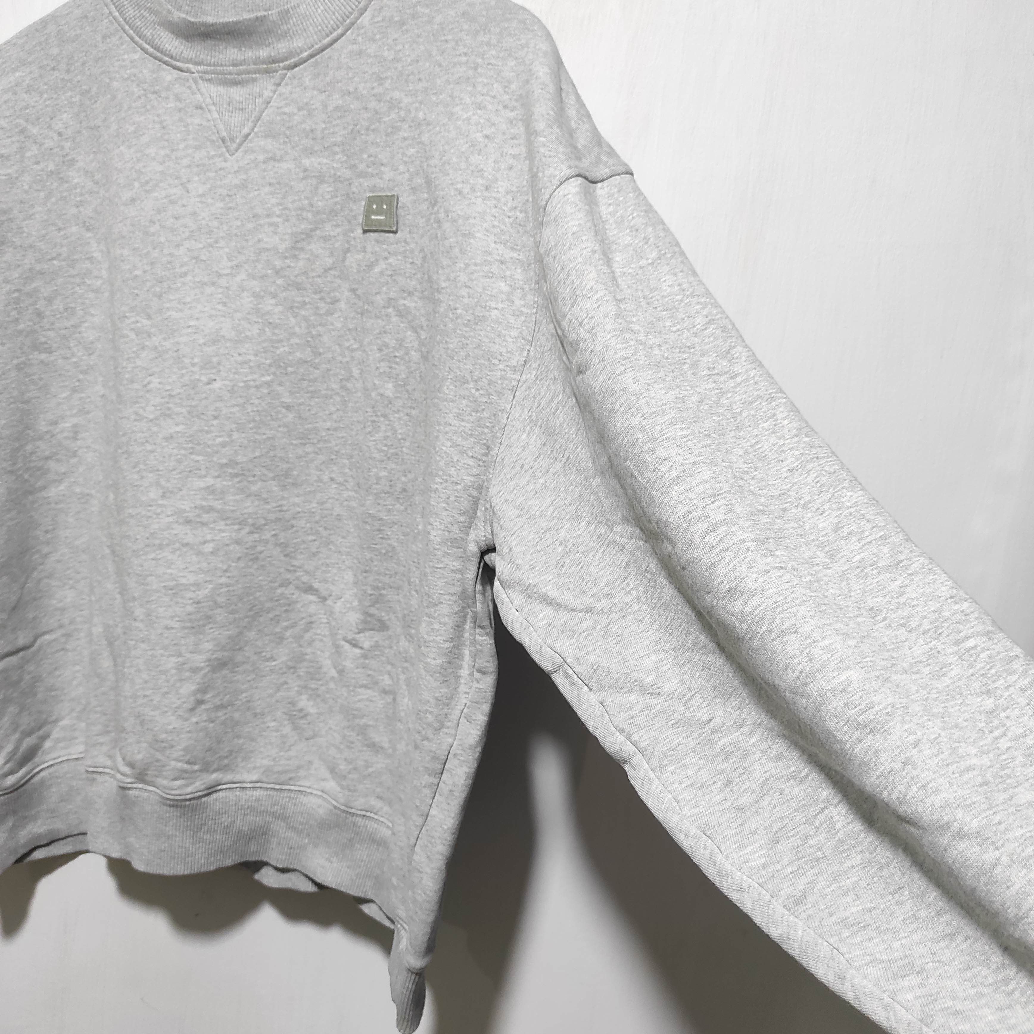 Acne Studios Acne Studio Gray Sweatshirt Face Motif Size US XS / EU 42 / 0 - 14 Thumbnail