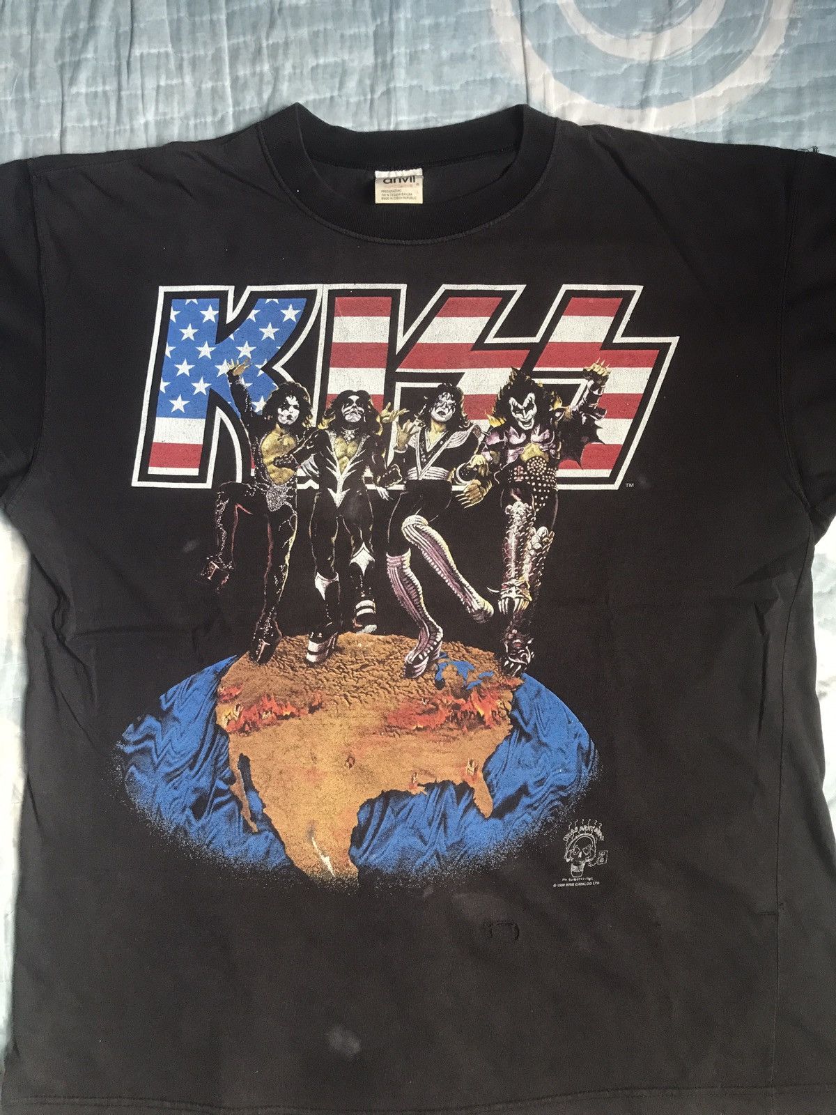 Vintage VINTAGE KISS TOUR 1996 Size US XL / EU 56 / 4 - 12 Thumbnail