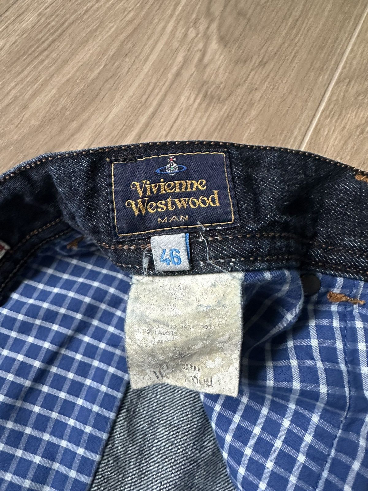 Vivienne Westwood Vivienne Westwood Drop-Crotch Blue Spiral Denim Size US 32 / EU 48 - 12 Thumbnail