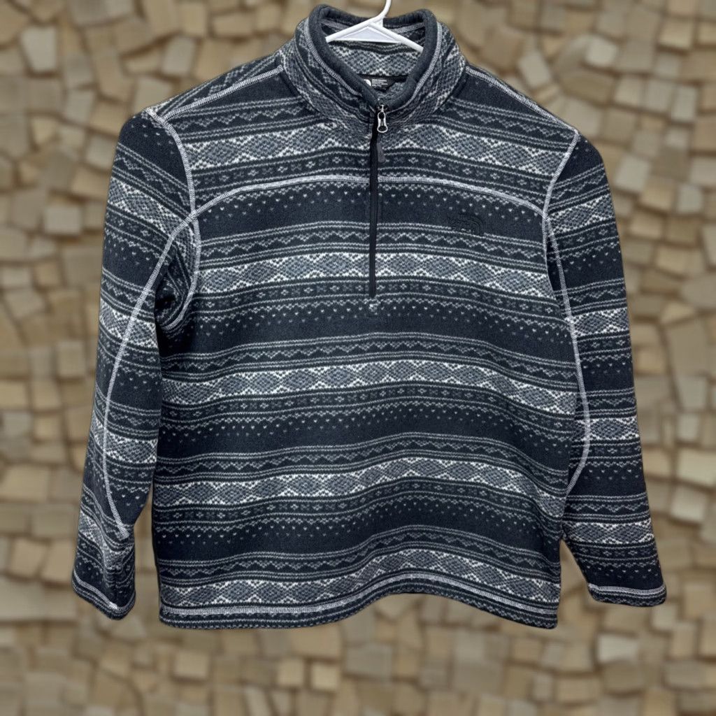 The North Face The North Face Tsillan Fleece 1/4 Zip Jacket Mens 2XL Fair Isle Aztec Multicolor Embroidered Logo Zip Jacket Size US XXL / EU 58 / 5 - 1 Thumbnail