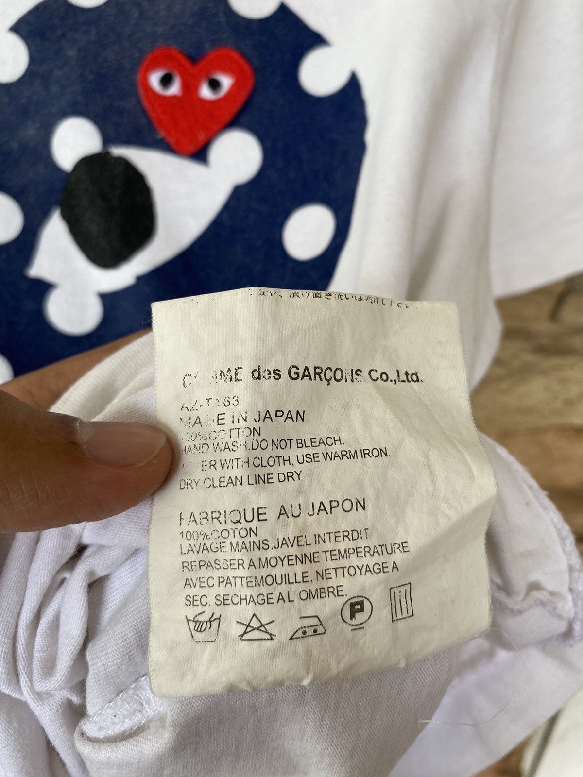 Rare Vintage Comme Des Garcons Play Tees