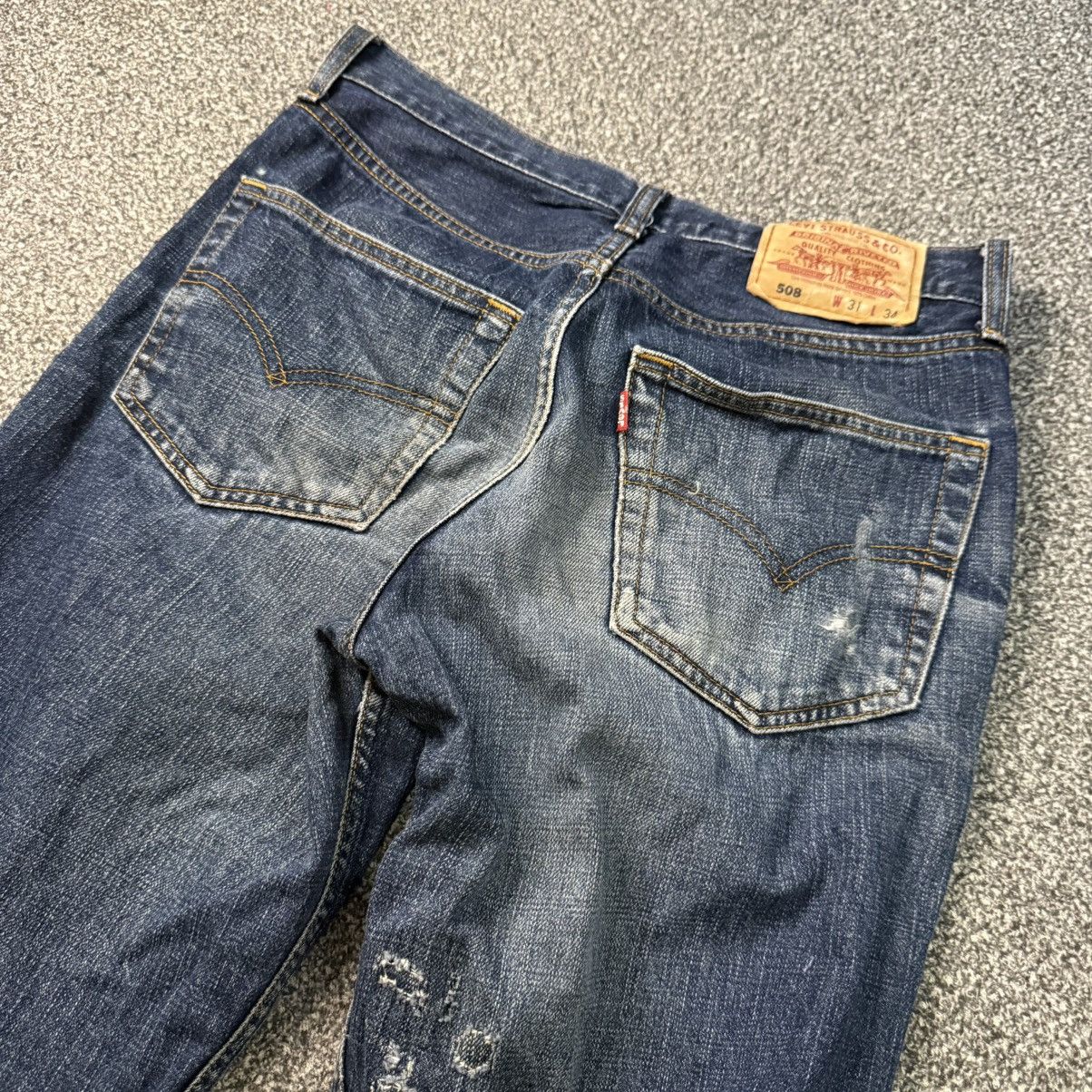 Levi's Vintage Clothing 🔥🇯🇵 Vintage 90s Japanese Levis 508 Dark Jeans Size US 31 - 6 Thumbnail