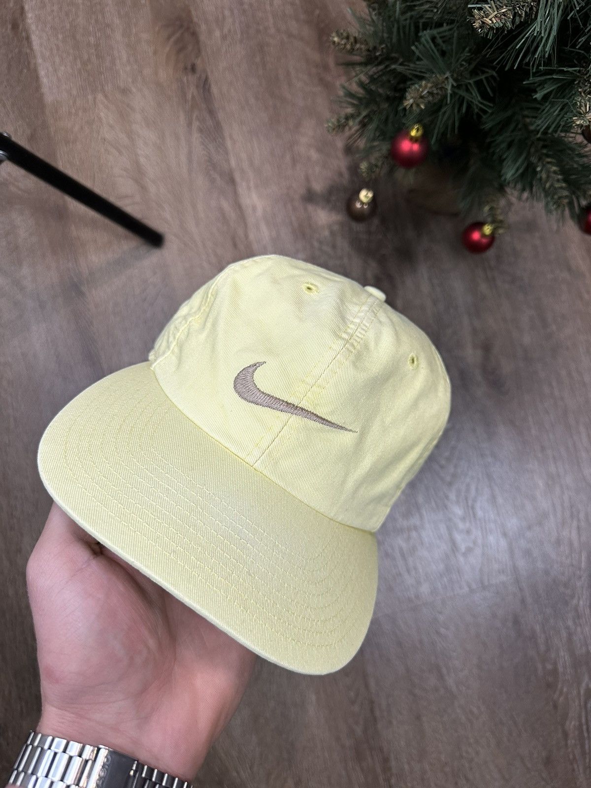 Vintage Vintage Nike Central Swoosh Hat Y2K Size ONE SIZE - 2 Thumbnail