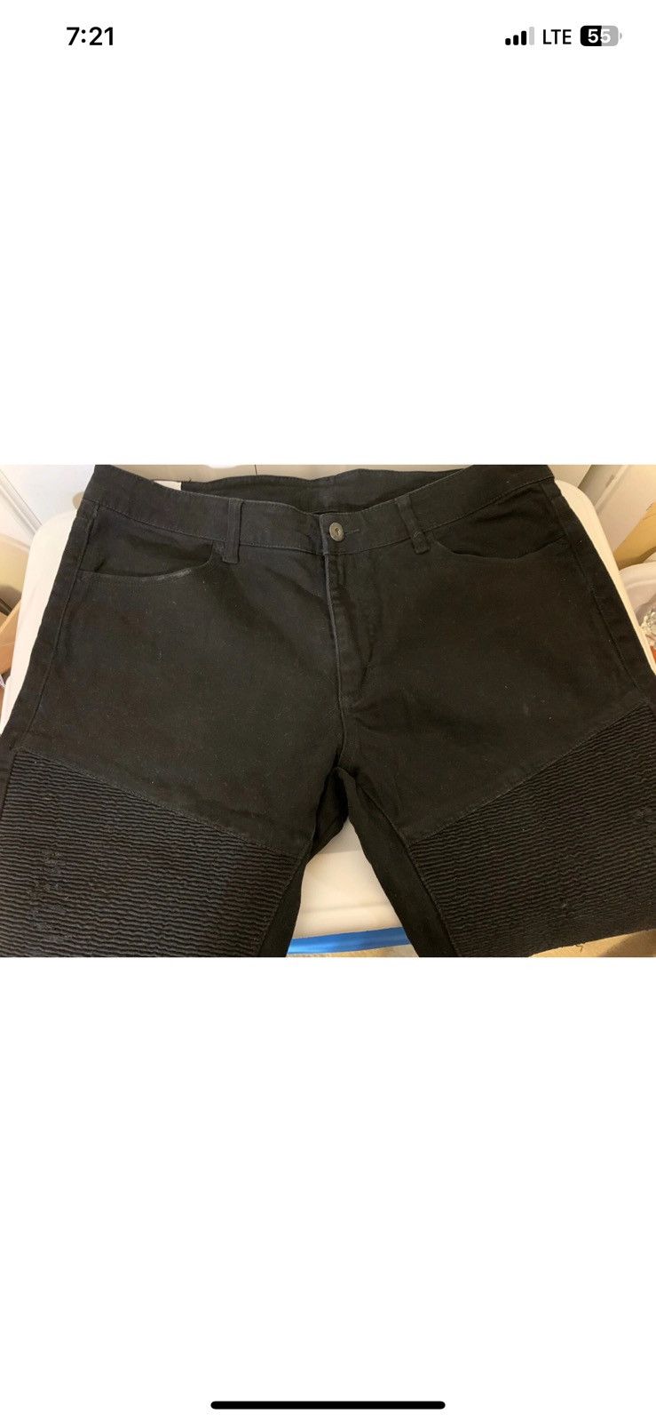 Other Saint Morta mens sz 36 shorts black flat front Size US 36 / EU 52 - 3 Thumbnail