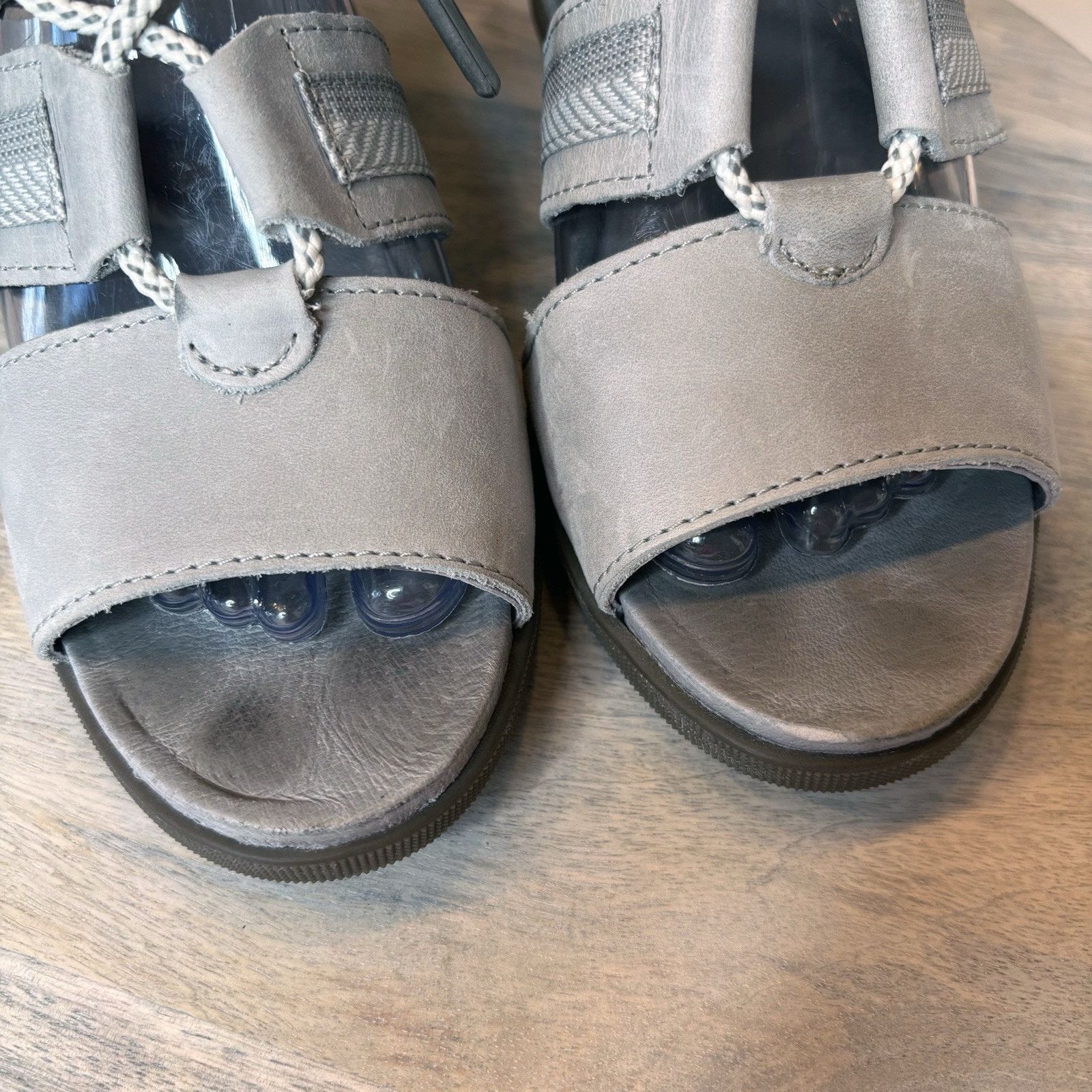 SOREL Sorel Joanie II Ghillie Women's Ash Laces Wedge Sandals Sz 8 Size US 8 / IT 38 - 6 Thumbnail