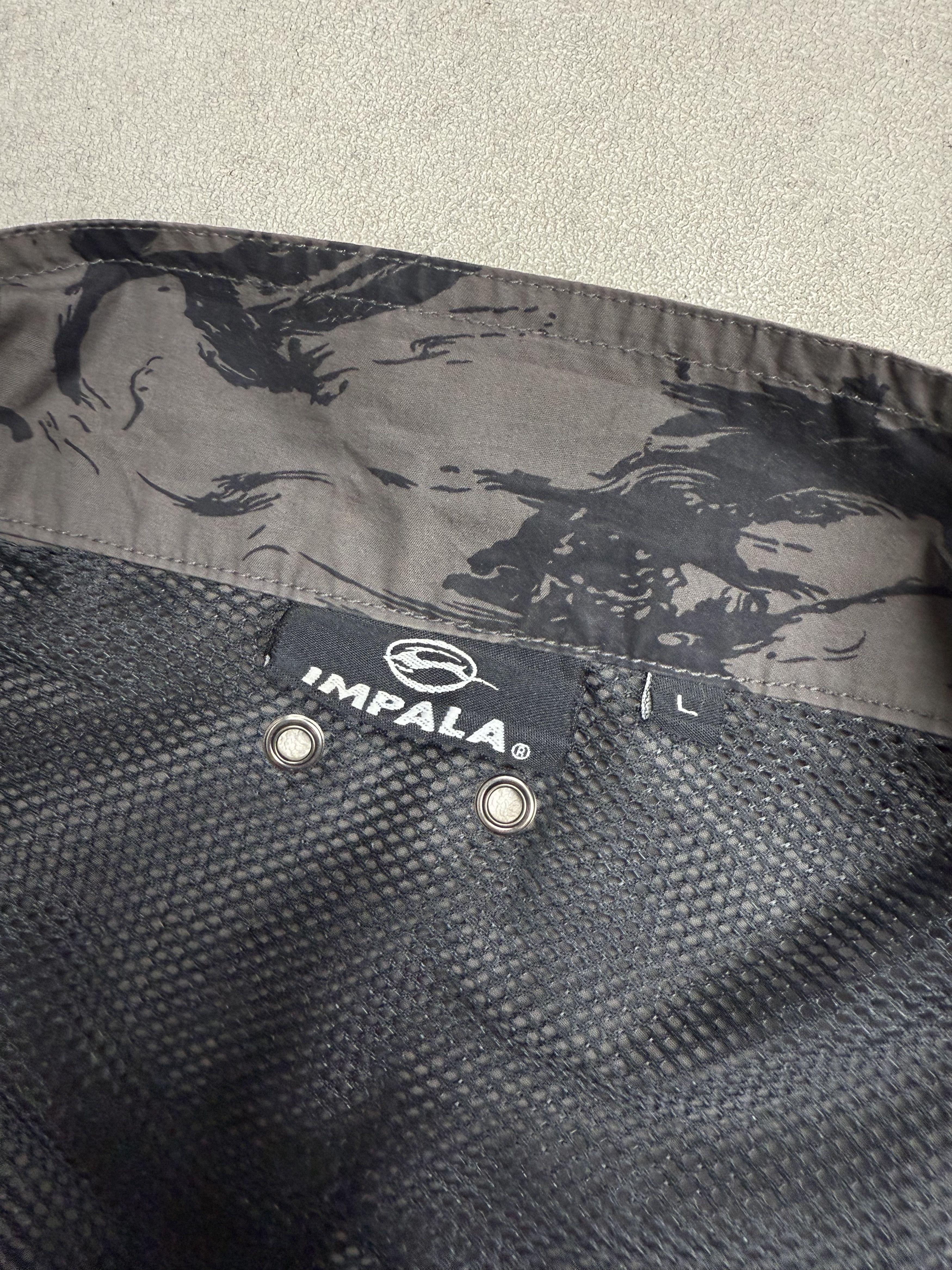 Japanese Brand IMPALA 2 in 1 Tactical Jacket Black Camo Detachable Sleeves Size US L / EU 52-54 / 3 - 8 Thumbnail