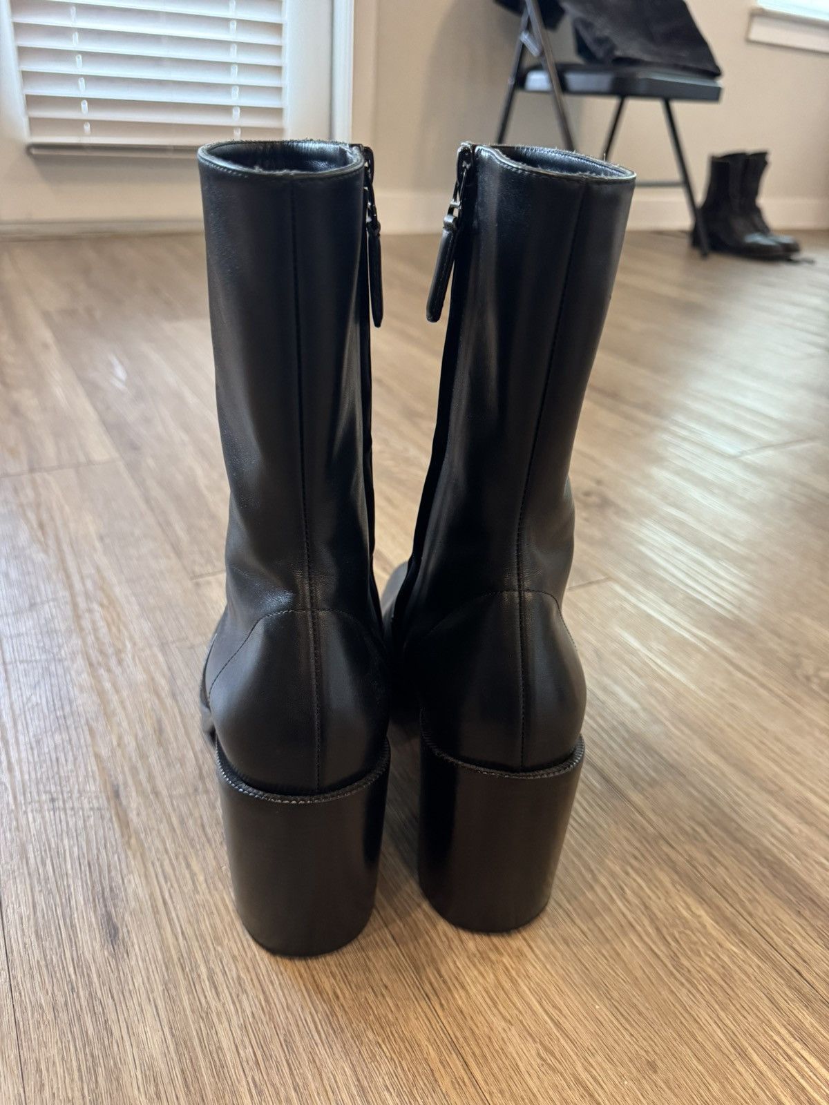 Balenciaga Balenciaga SS17 square toe heel boots Size US 8 / EU 41 - 13 Thumbnail