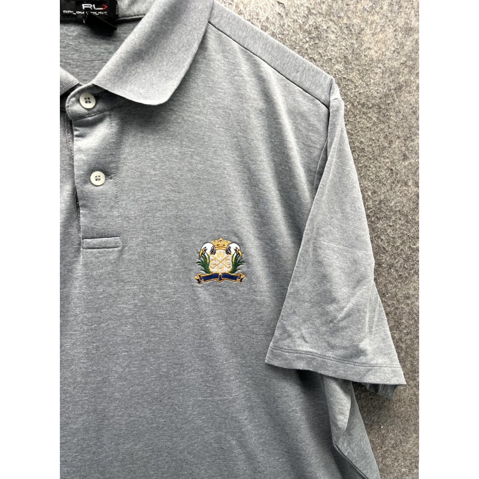 Ralph Lauren RLX Ralph Lauren Polo Shirt Mens XL Gray Golf Performance Club Logo Polo Shirt Mens XL Gray RLX Polo Shirt Size US XL / EU 56 / 4 - 7 Thumbnail