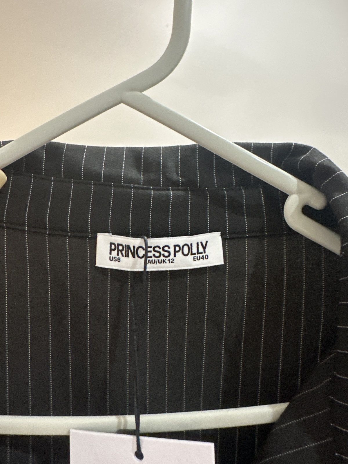 PRINCESS POLLY ‘anni’ shirt pinstripe Size M / US 6-8 / IT 42-44 - 3 Thumbnail