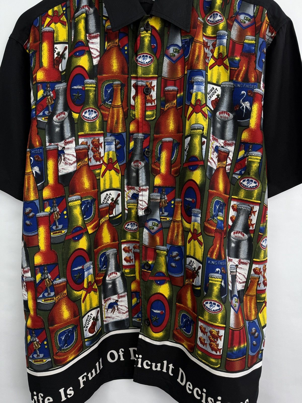 Budweiser 🇺🇸 Vintage 90s Life is Full of Difficult Decisions Heineken Size US M / EU 48-50 / 2 - 4 Thumbnail