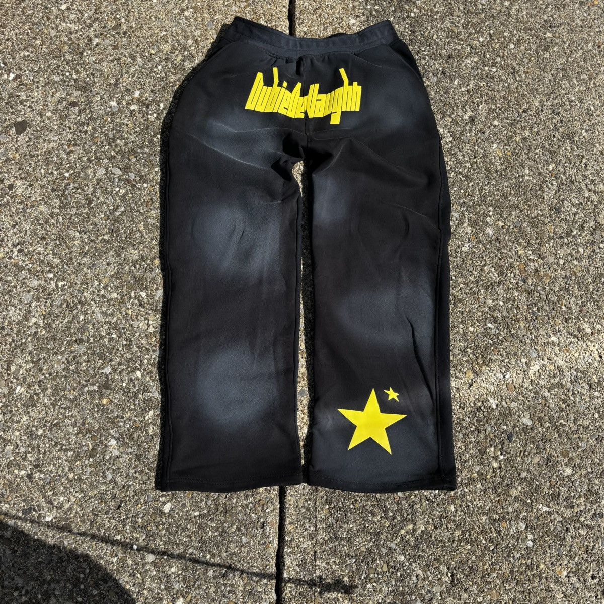 Other DubieDeVaughn Black & Yellow Sweatpants Size US 32 / EU 48 - 1 Thumbnail