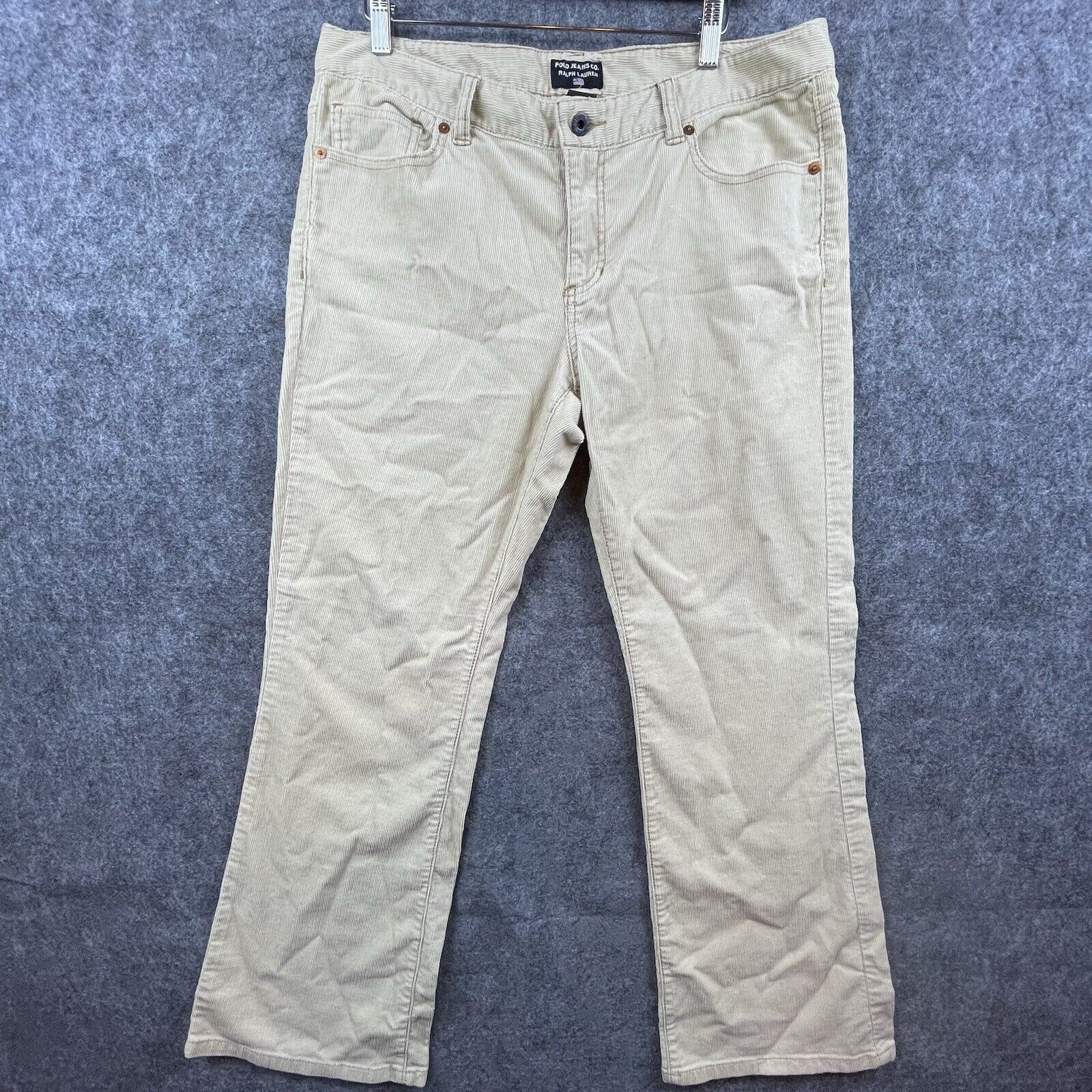 Polo Ralph Lauren Polo Jeans Co Ralph Lauren Corduroy Pants Womens 12 Boot Size 34" / US 12 / IT 48 - 1 Thumbnail
