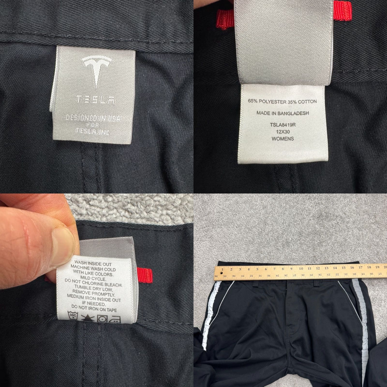 Vintage Tesla Pants Women Size 34" / US 12 / IT 48 - 8 Thumbnail