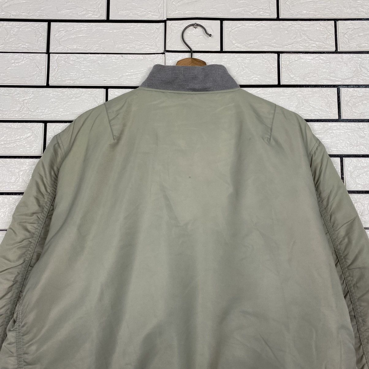 Japanese Brand 📌Vintage Ma-1 Bomber Jacket Military Unbranded Issey Miyake Size US L / EU 52-54 / 3 - 10 Thumbnail