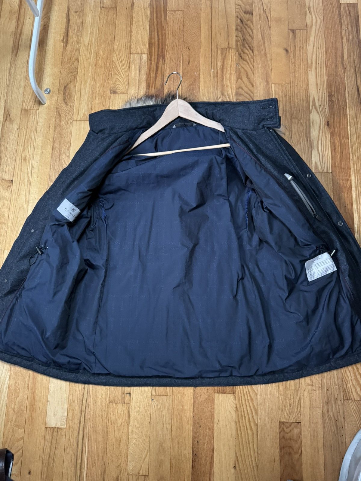 Canali Canali fur parka Size US L / EU 52-54 / 3 - 5 Thumbnail