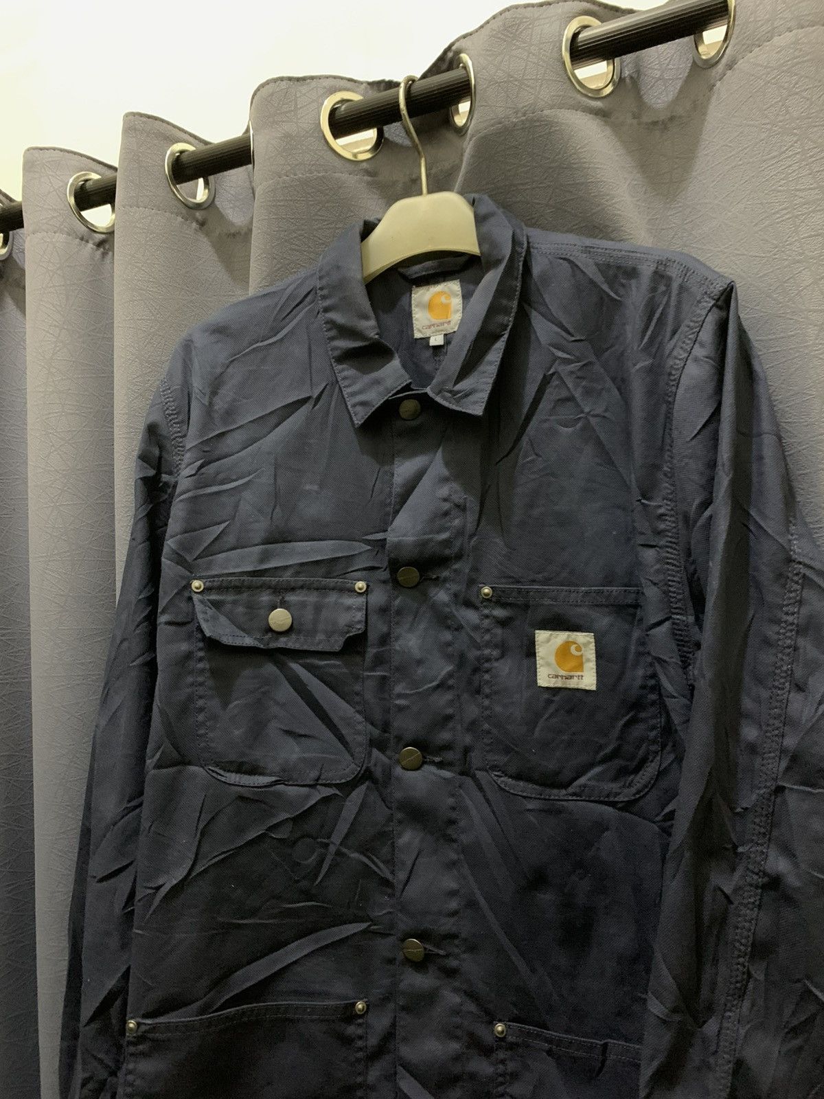 Carhartt Carhartt Michigan coats Work Jacket Navy Blue Size US L / EU 52-54 / 3 - 2 Thumbnail