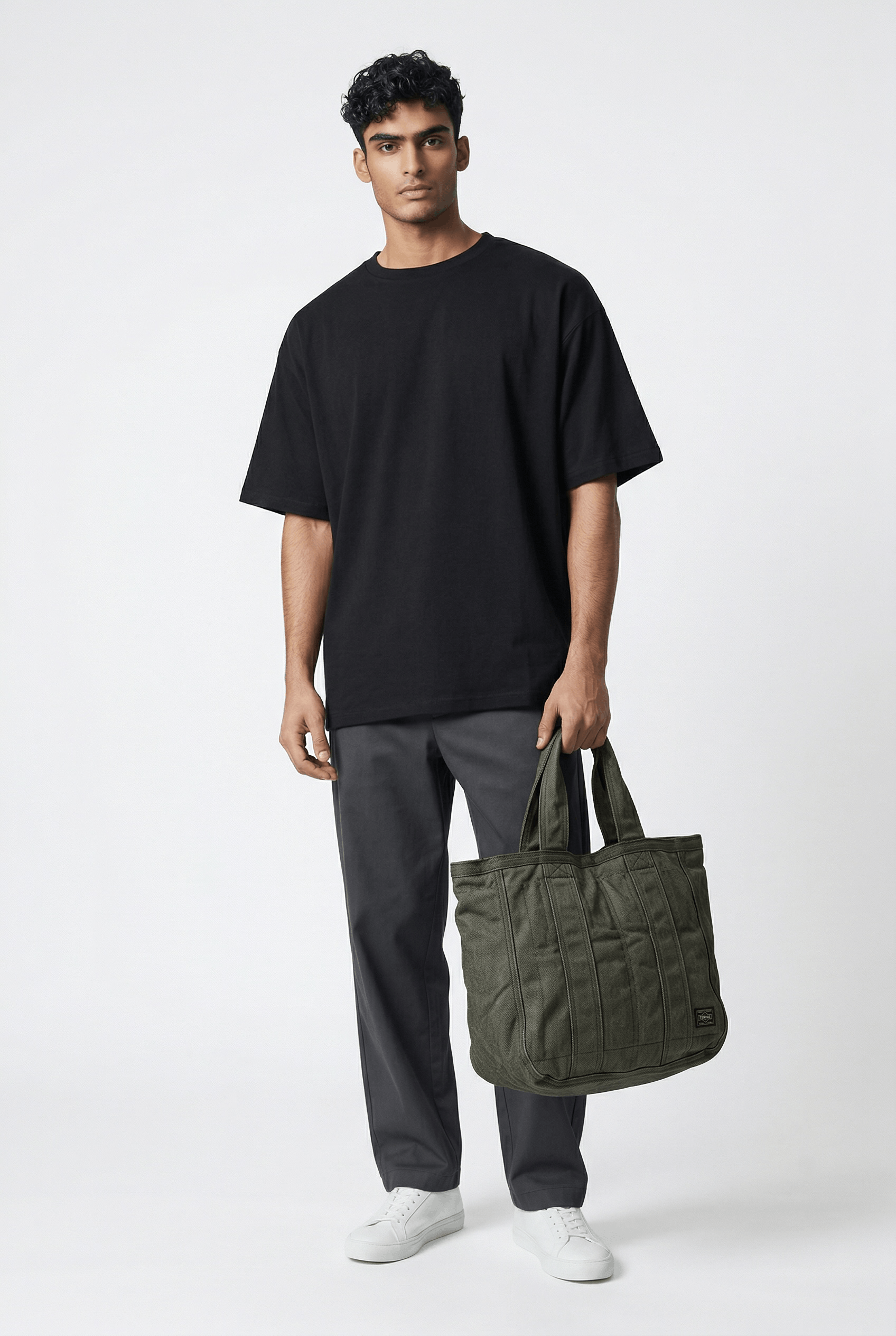 Porter Porter Yoshida Smoky Tote Bag Olive Canvas Japan Made Size ONE SIZE - 1 Thumbnail