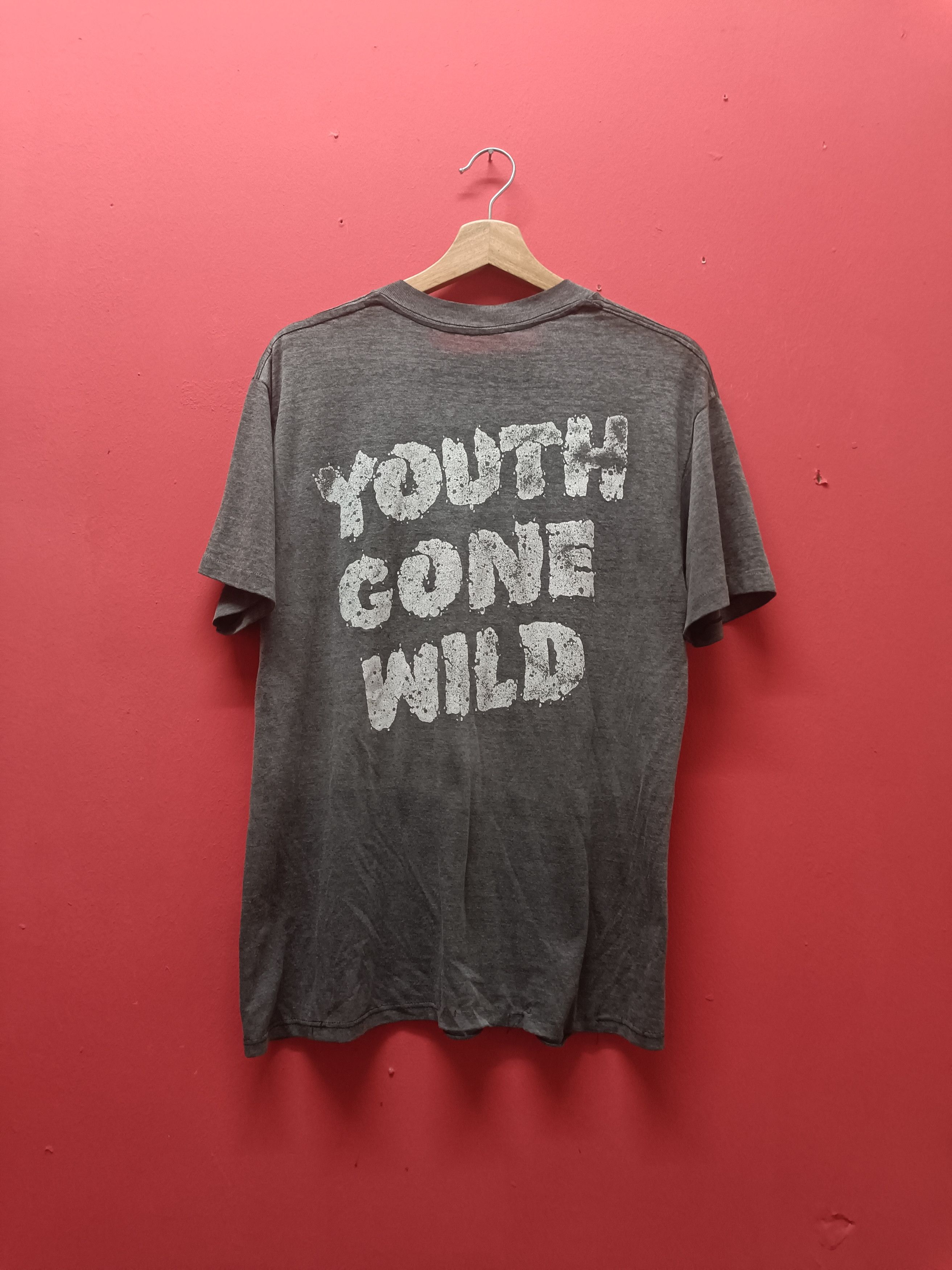 Band Tees × Vintage Vintage skid row youth gone wild 1989 Size US M / EU 48-50 / 2 - 2 Thumbnail
