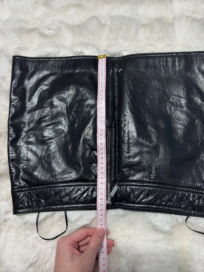 Yves Saint Laurent saint laurent size f38 Leather short skirts 2501-Nextarrow Size 37" - 9 Thumbnail