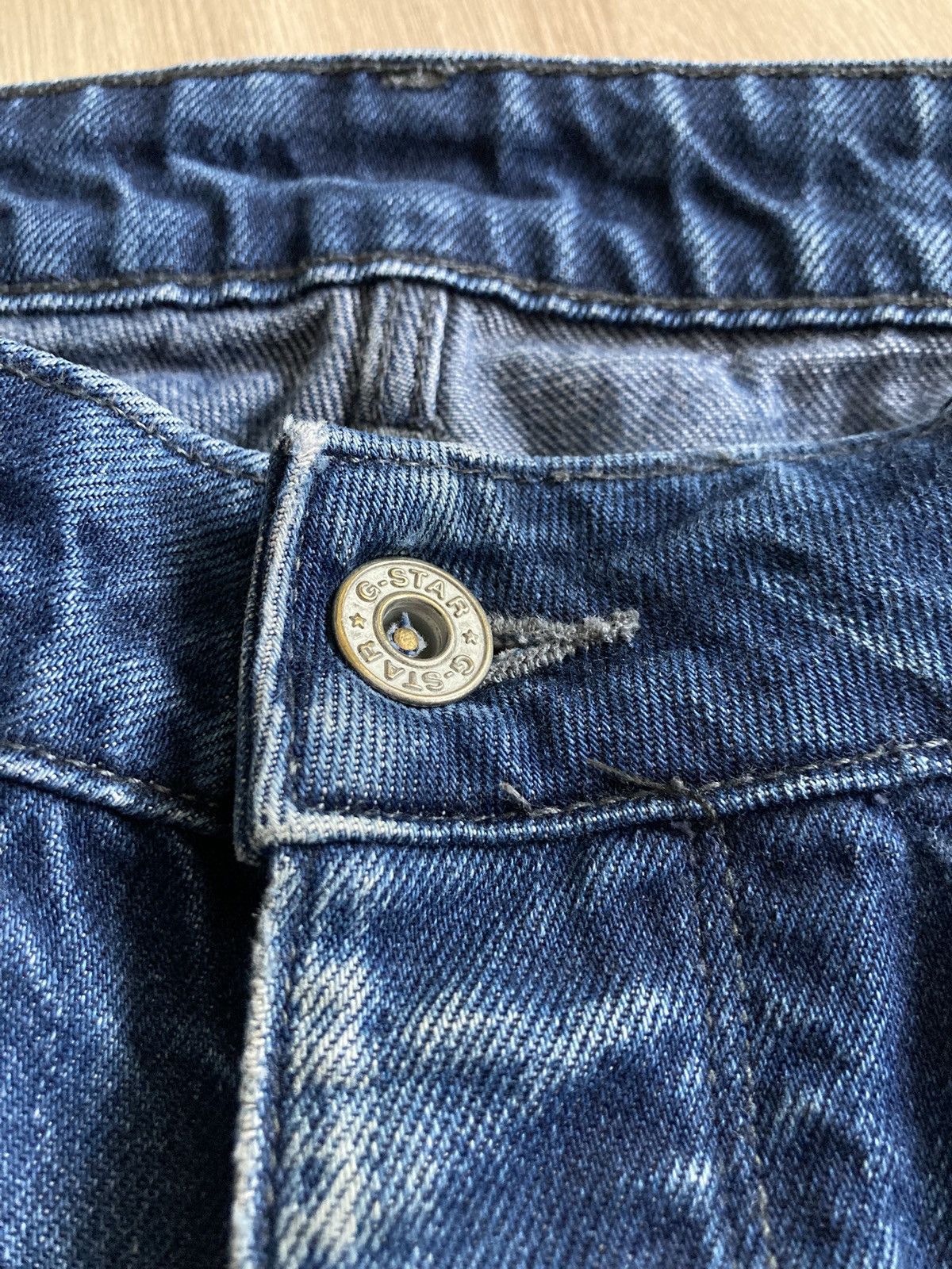 G-Star Vintage G-Star Raw 3D Low Tapered Denim Dirty Pants Jeans Size US 34 / EU 50 - 13 Thumbnail